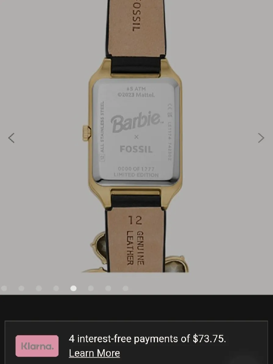 Fossil klarna online