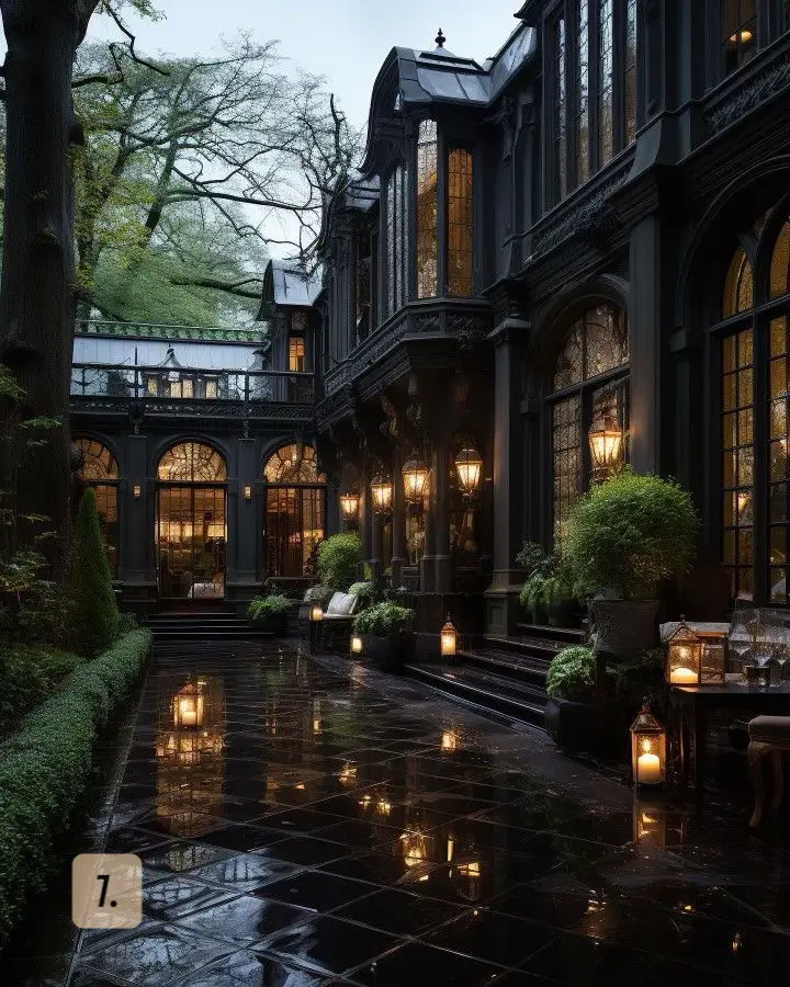 Dark Academia Aesthetic House