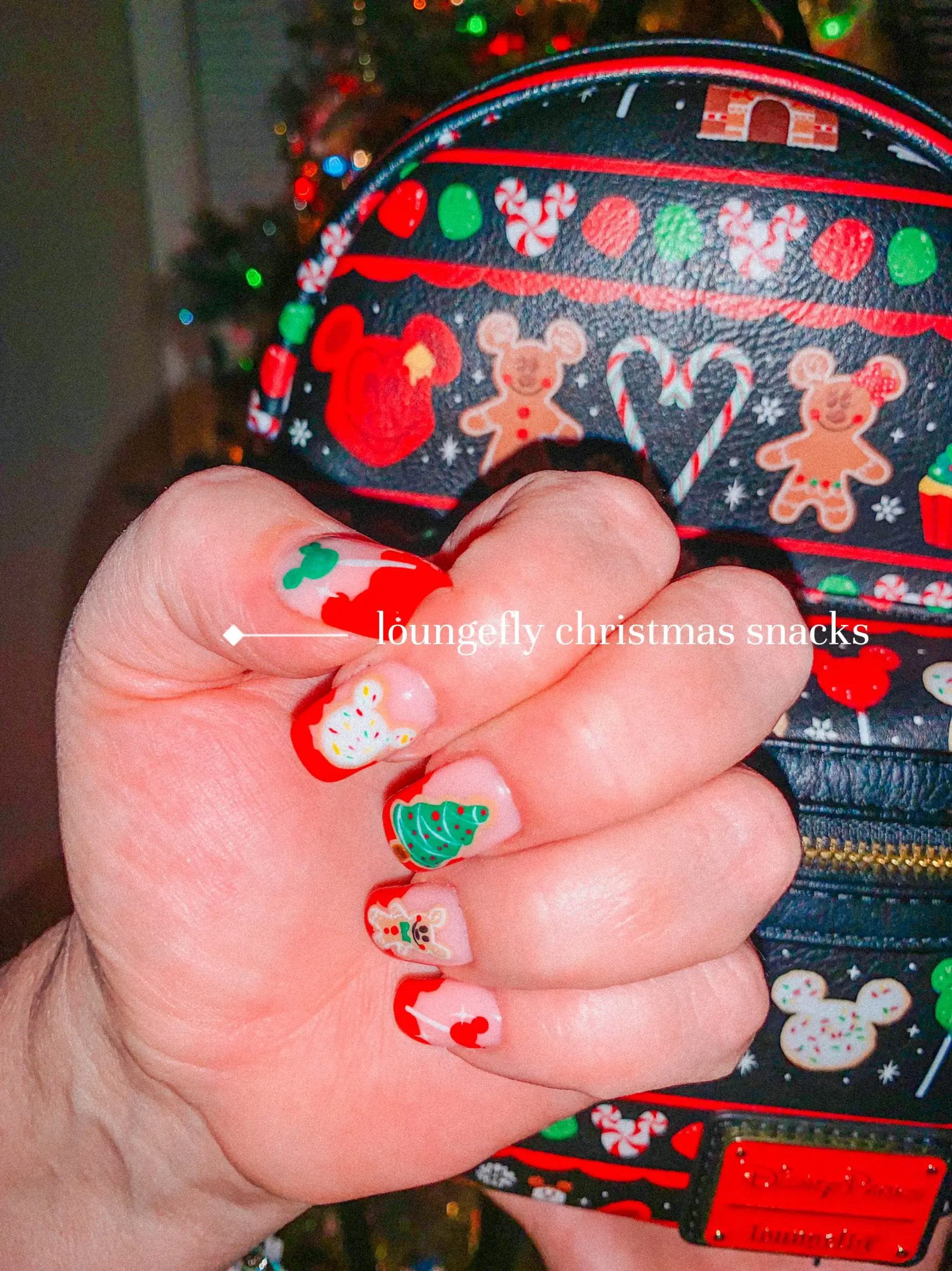 Nail Stickers - disney christmas