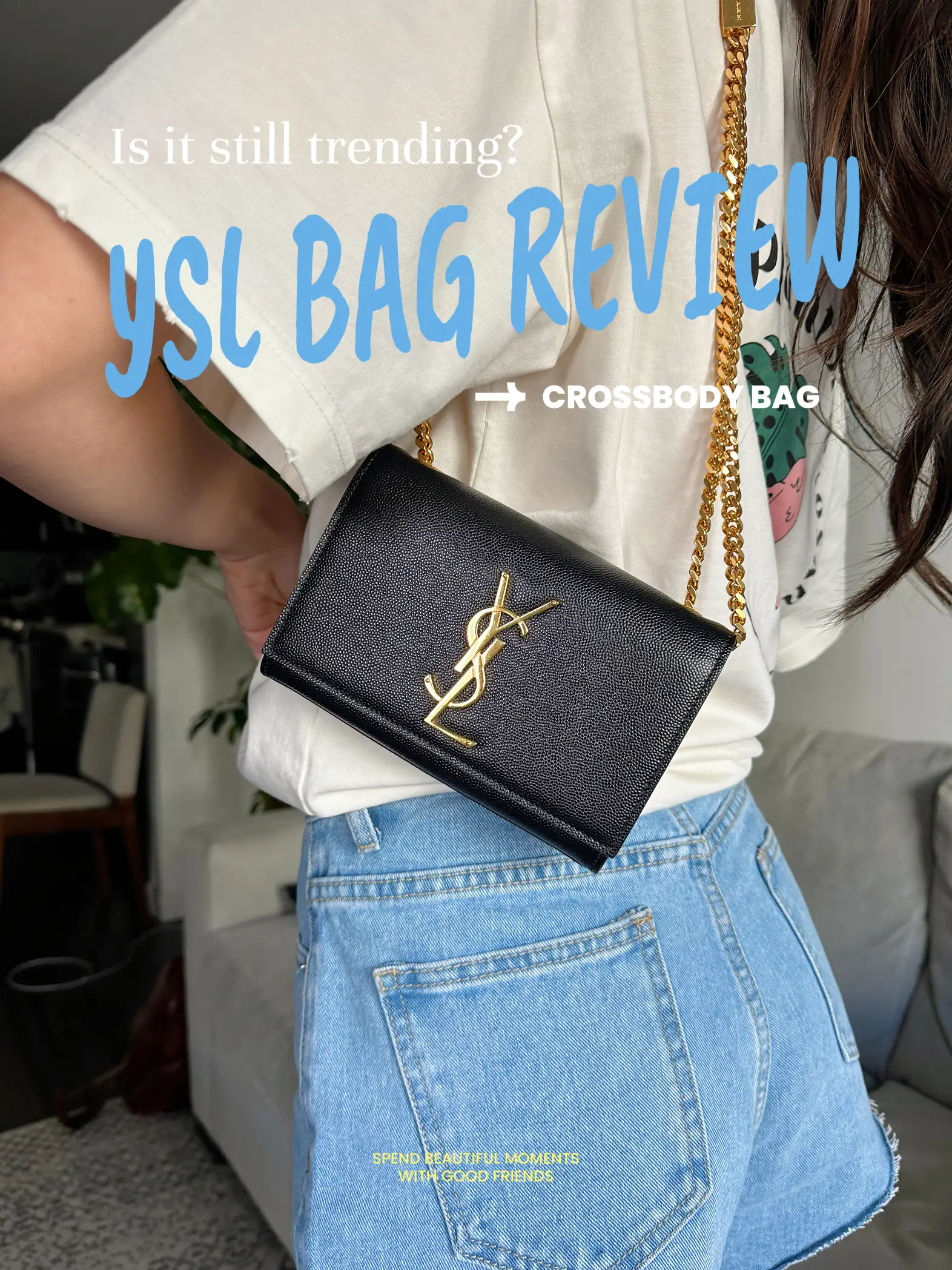 Unboxing & reveal of ysl yves Saint Laurent Kate medium tassel bag