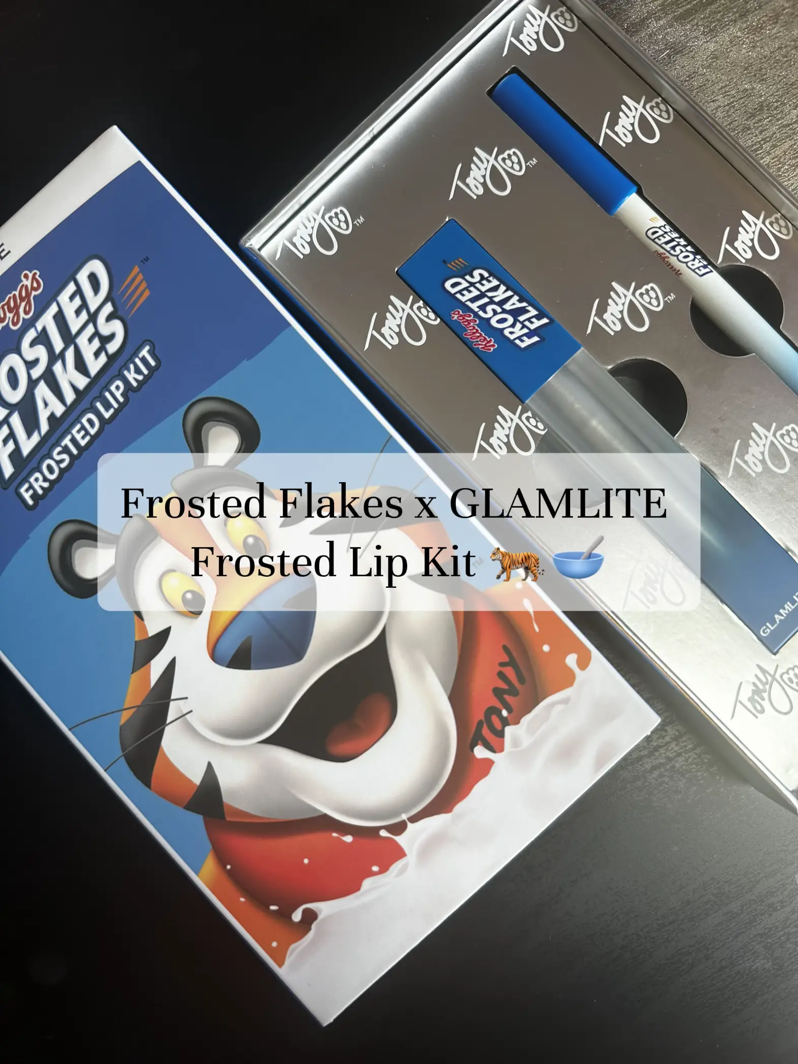Frosted Flakes x Glamlite Frosted Lip Kit
