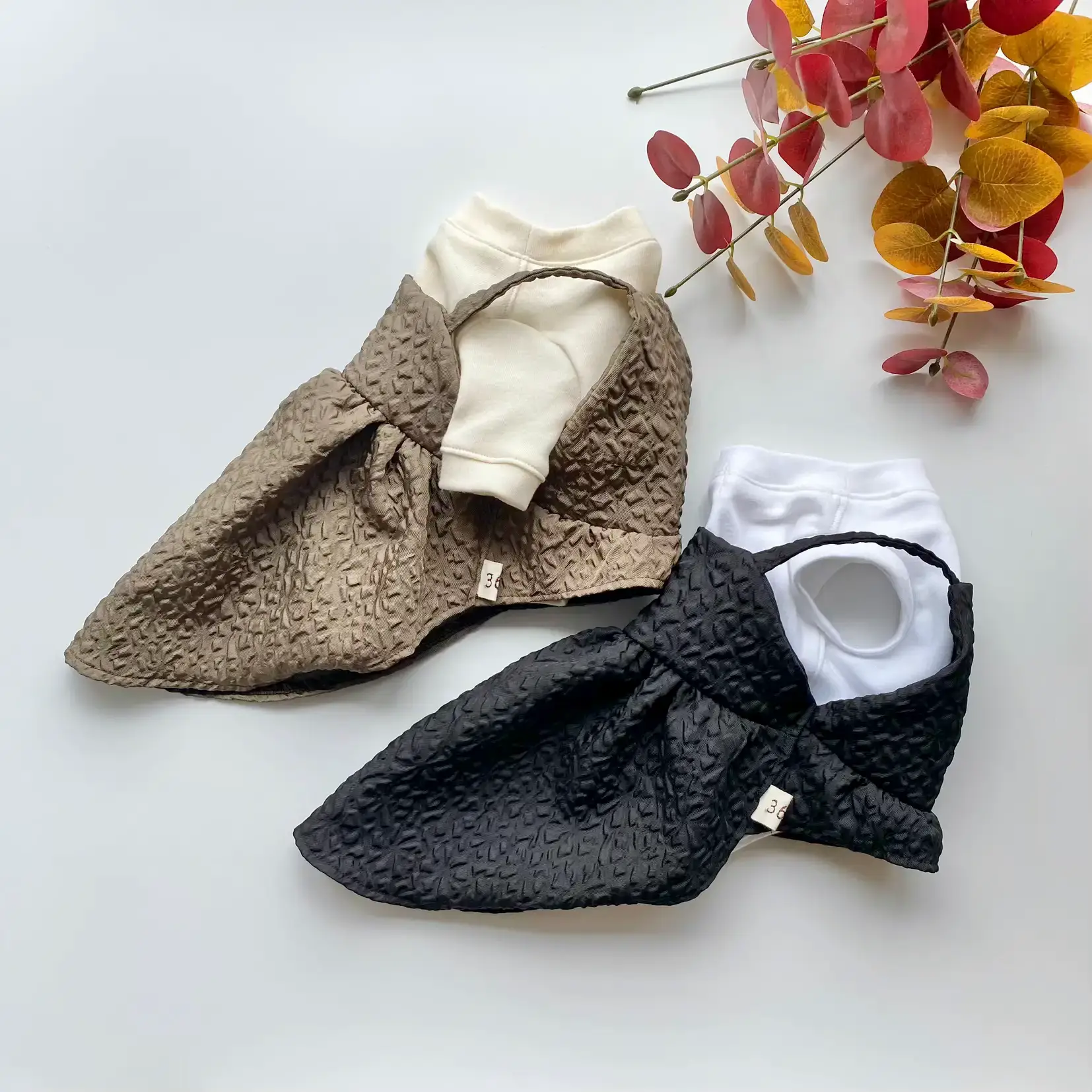 Hello 🍁 Autumn 🐶🍂 Autumn New 👗 Jacquard Dress Dog Clothes