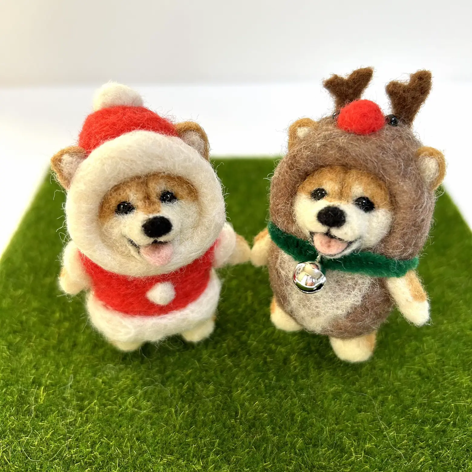 キャロル様 羊毛フェルト チワワ ハンドメイド 犬 チワワ - フェルトの
