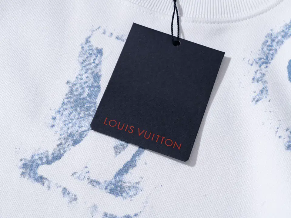 Louis Vuitton Signature Chunky Stripes Hoodie Blue France. Size S0