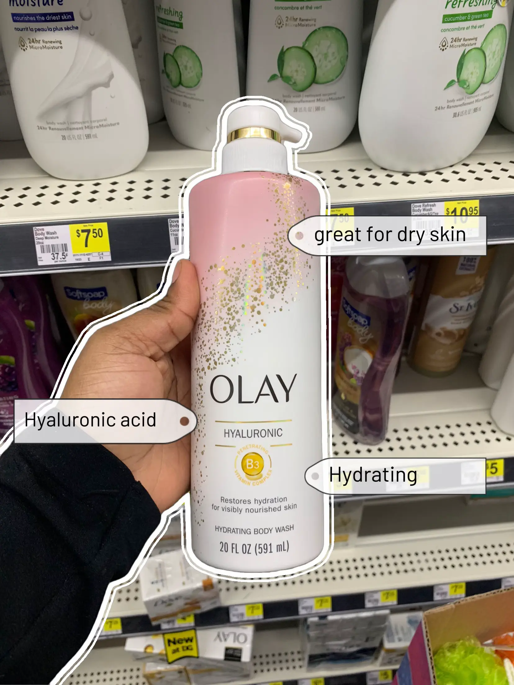 OLAY SKIN SOLUTIONS BODY WASH SAL ACID 4/530ML : : Beauty &  Personal Care