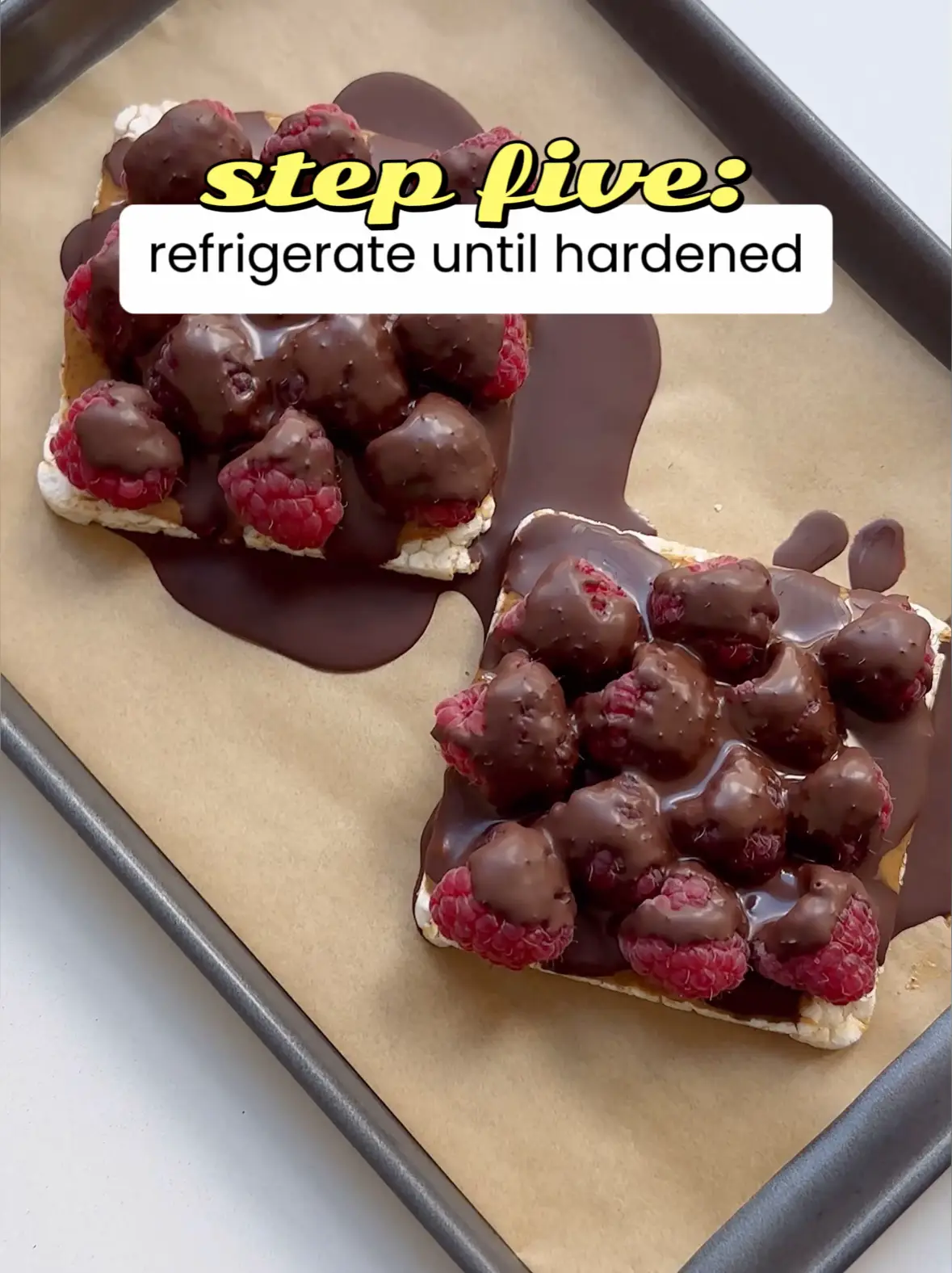 how to make a raspberry chocolate rice cake Gallery posted by naya