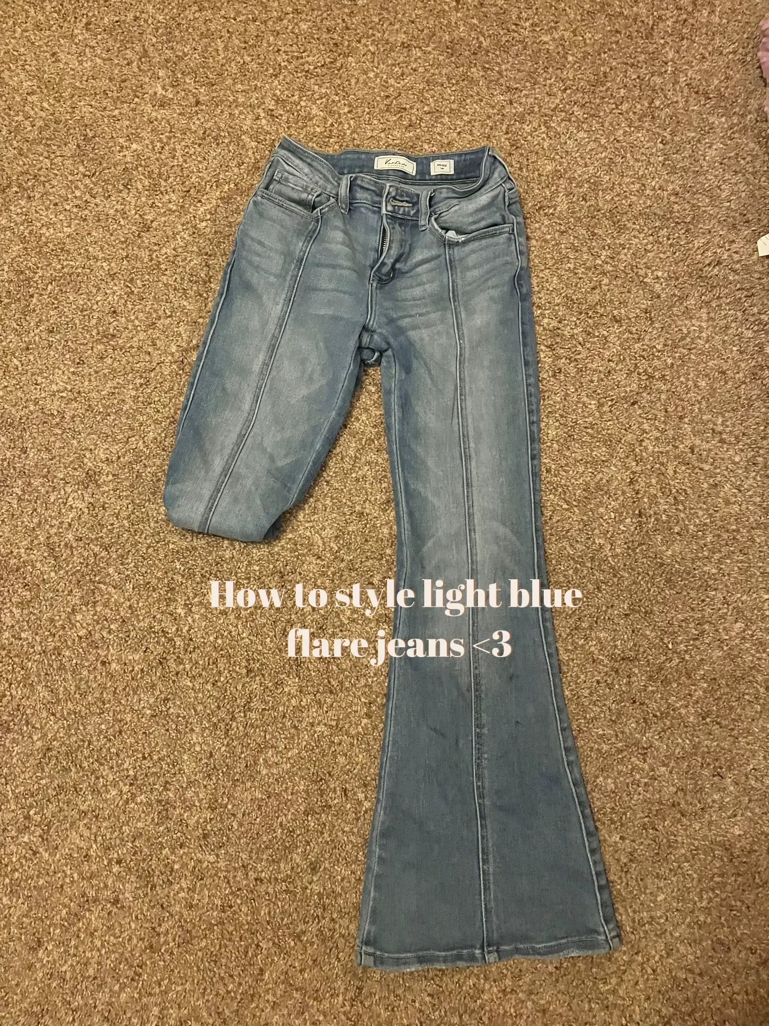 High Rise Patched '70s Flare Jeans … curated on LTK