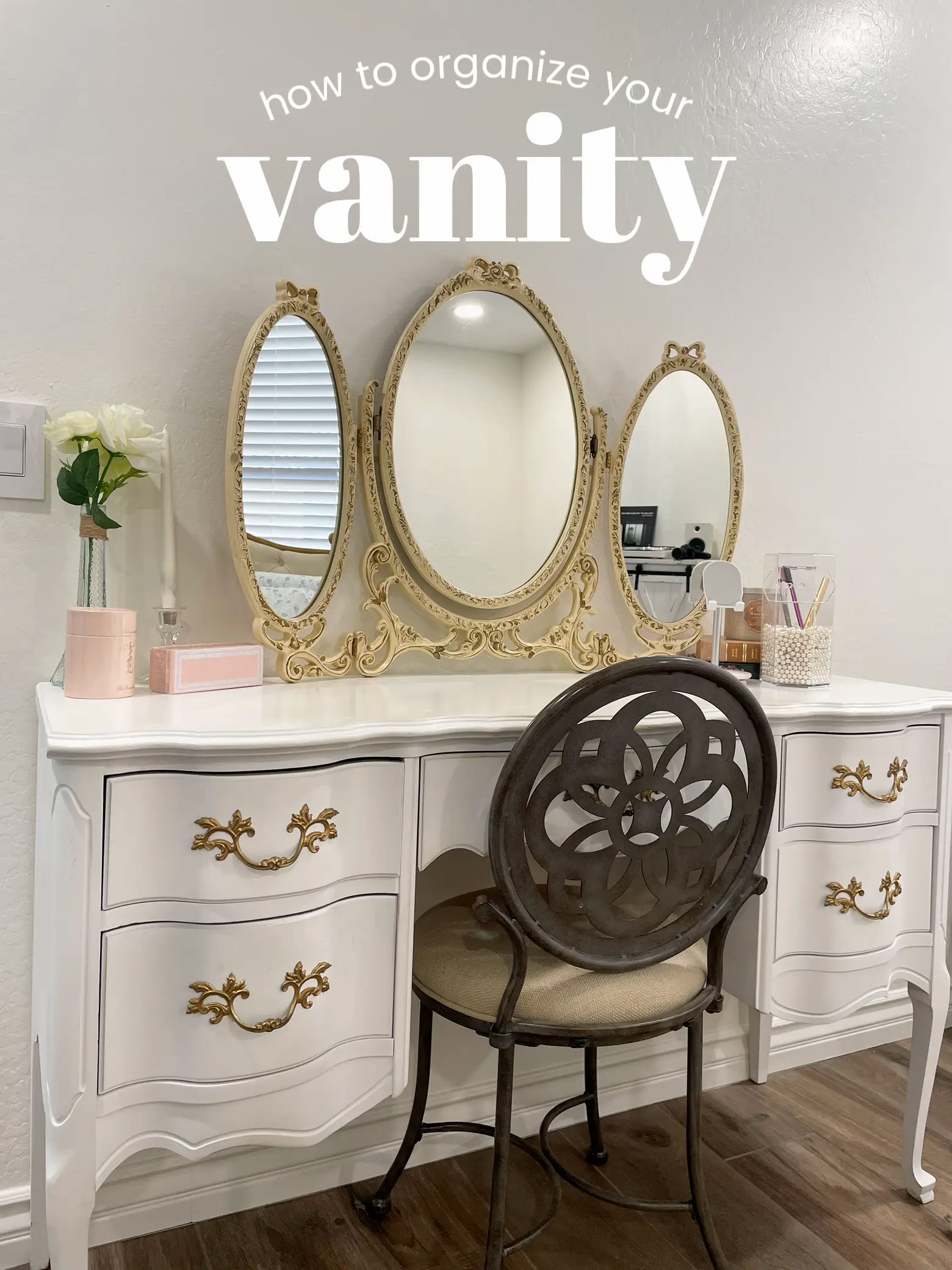 How I Organize My Vanity
