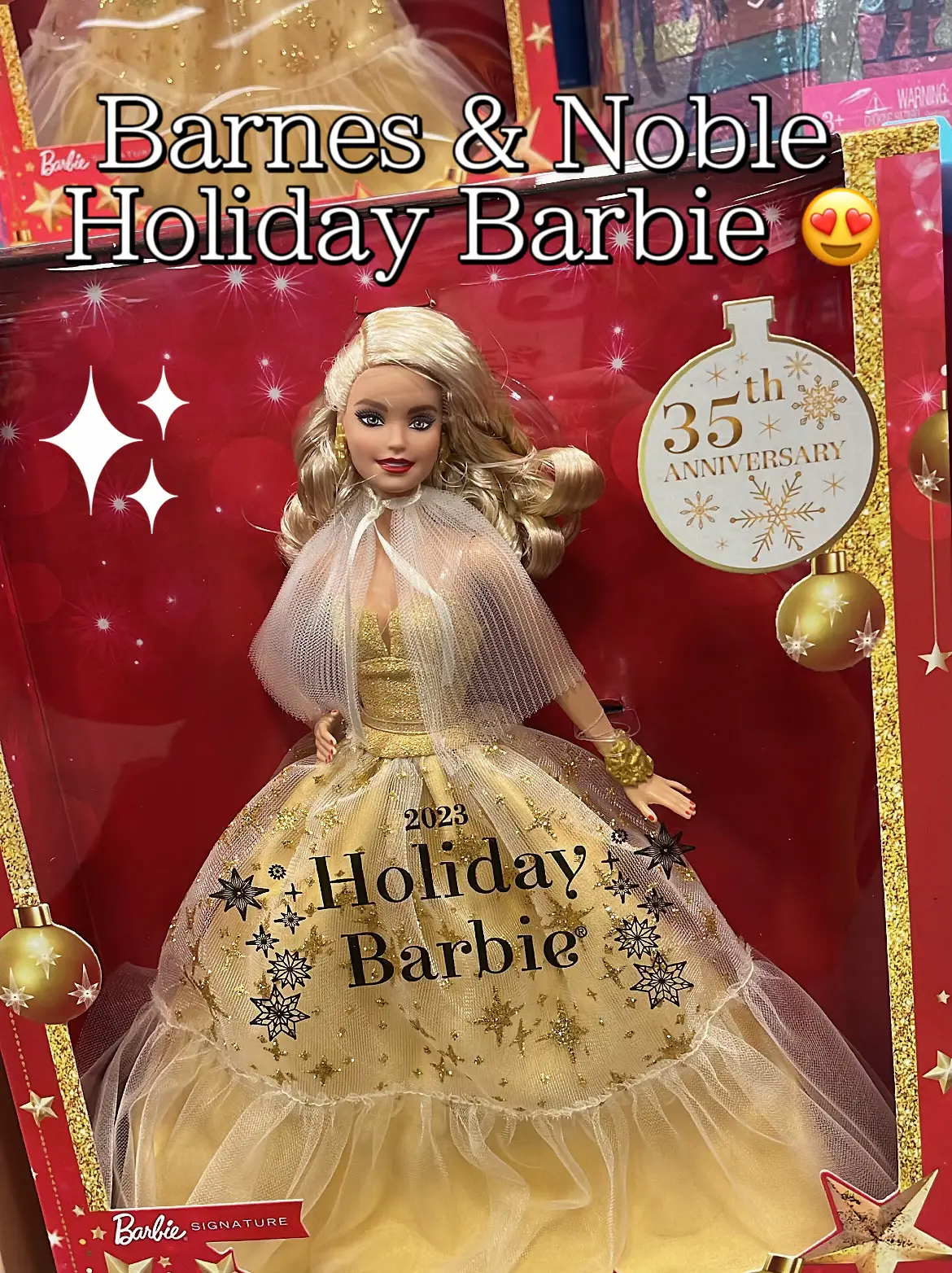 Barbie Signature 2023 Holiday Barbie Doll, 35Th, Anniversary
