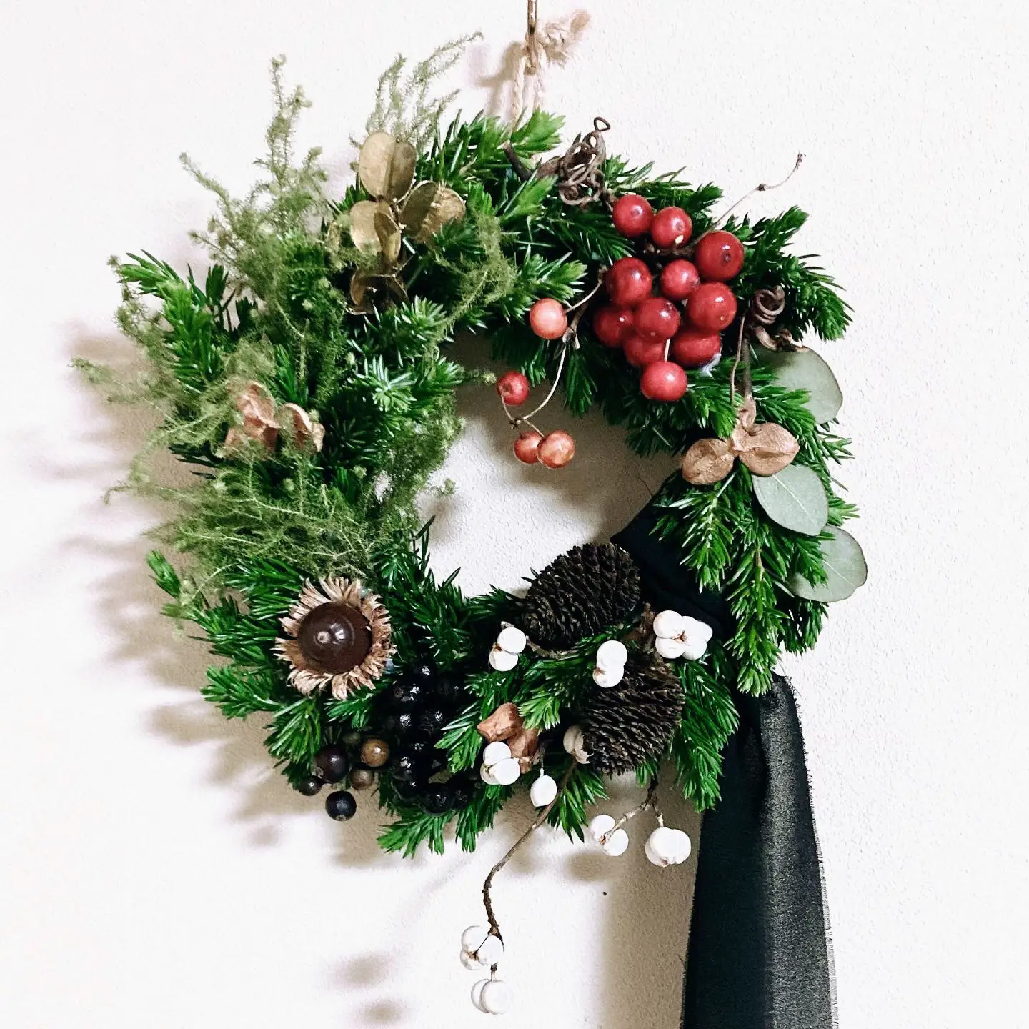 ✨?森の木の実のクリスマスリース✨?️ | Gracias?が投稿したフォト 