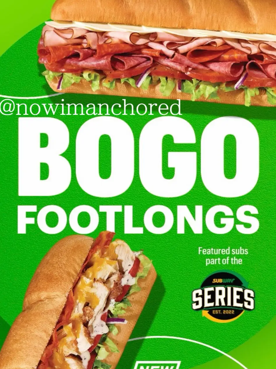 Subway bogo deals