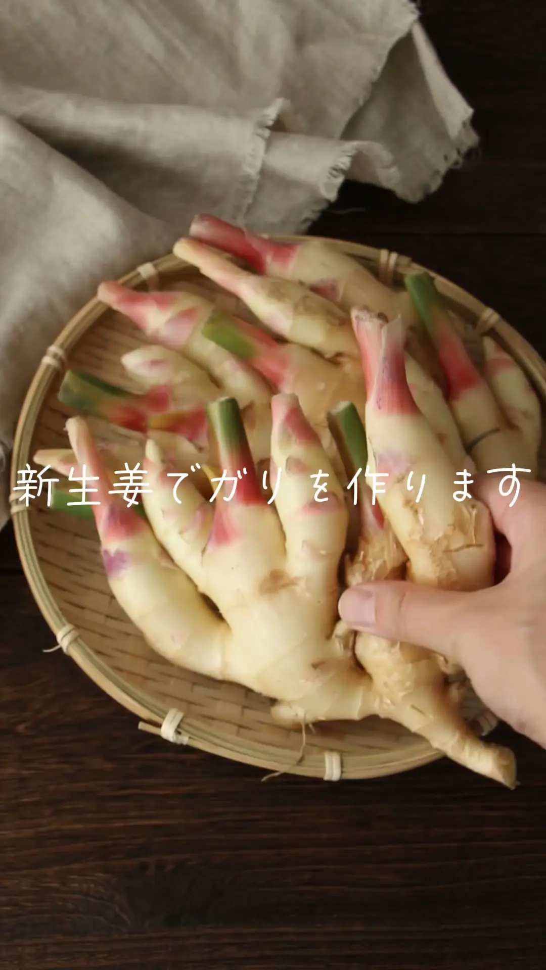 新生姜の甘酢漬け（ガリ）の作り方 | yurika時短でお洒落ごはんの投稿動画 | Lemon8
