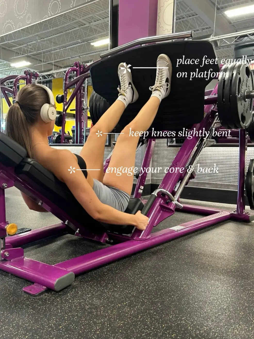 Leg press best sale machine planet fitness