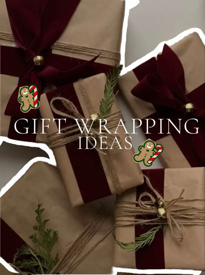How to gift wrap without tape #giftwrapping #wrappingpresents