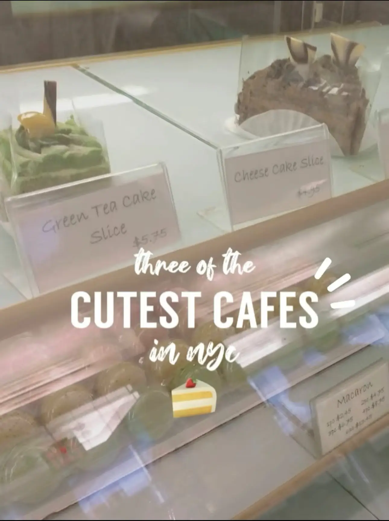 three of the CUTEST cafes in nyc 🍰's images