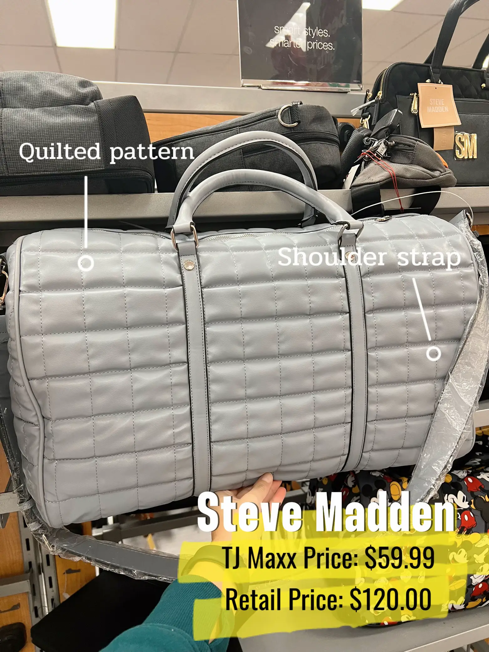 steve madden weekender bag tj maxx