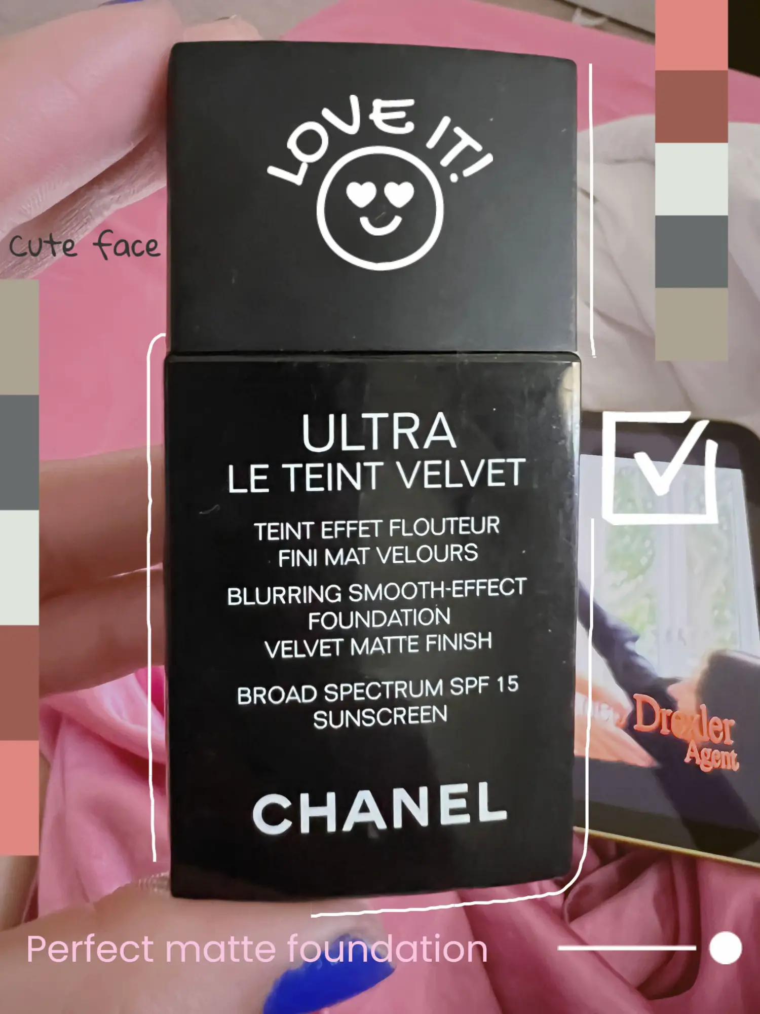 Chanel Ultra Le Teint Velvet Blurring Smooth-effect Foundation Velvet Matte Finish Broad Spectrum SPF 15 Sunscreen