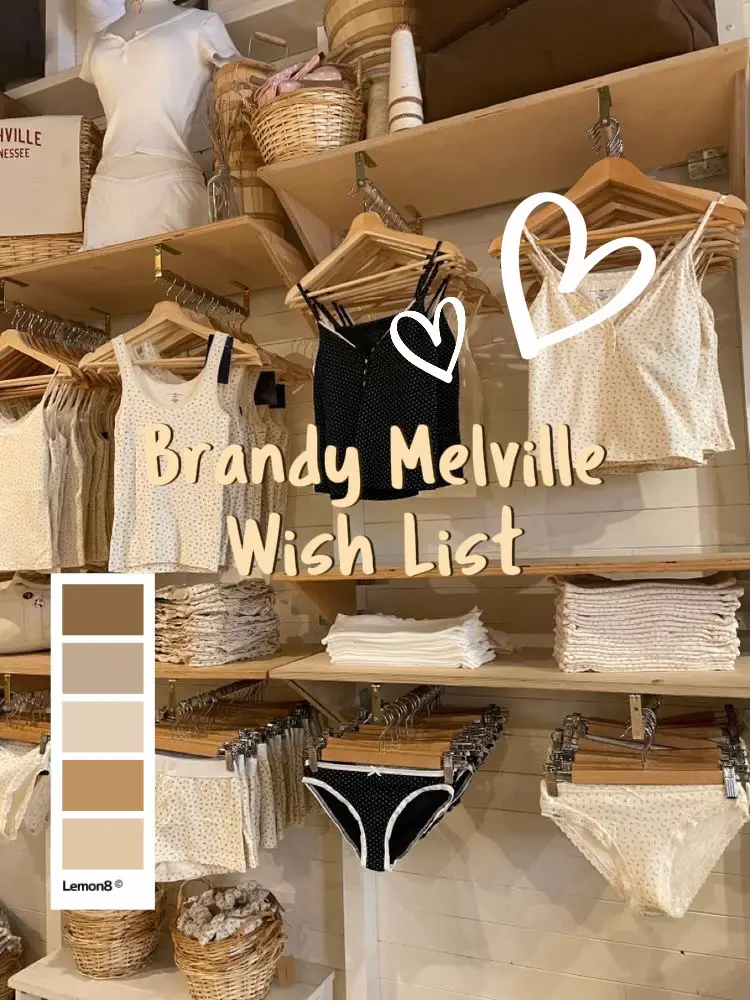 brandy melville underwear set of 3 (3rd on second - Depop