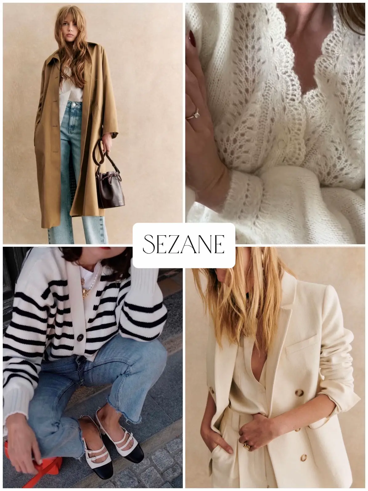 Love this Sézane Bianca blouse.🤍