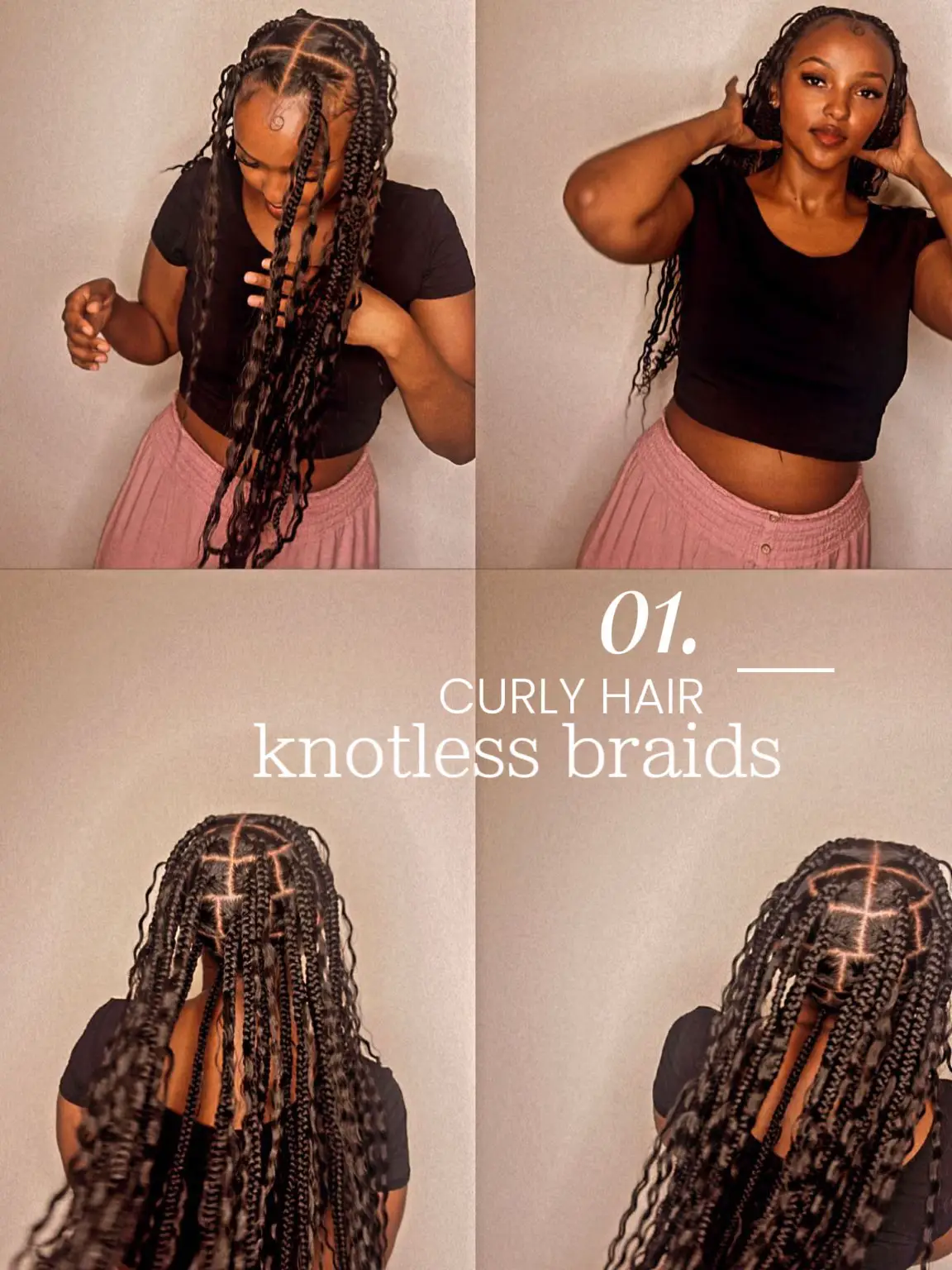 Braid is an essential part of me. Style: SMedium Knotless Braids