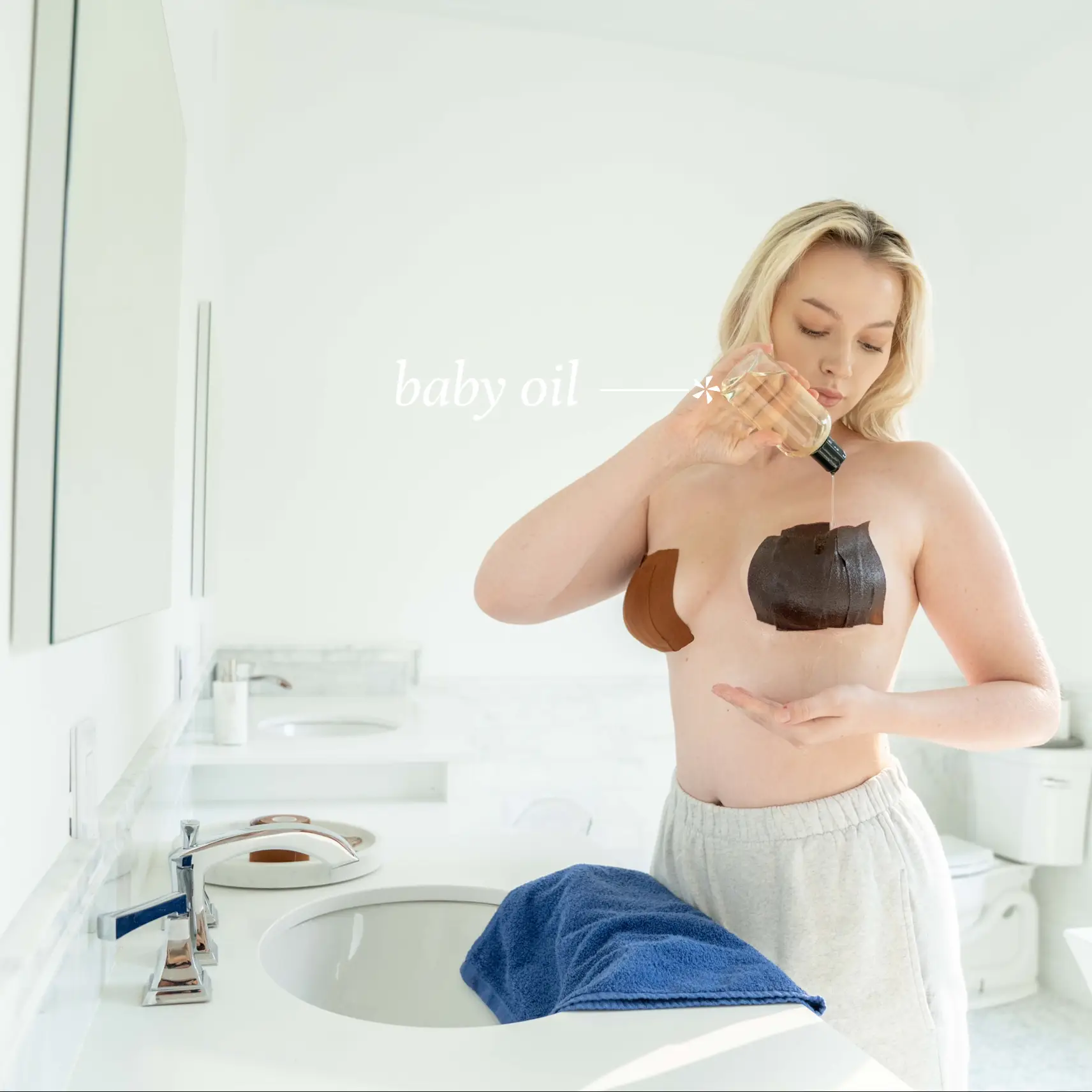 How to apply and remove Boob Tape – Good Lines