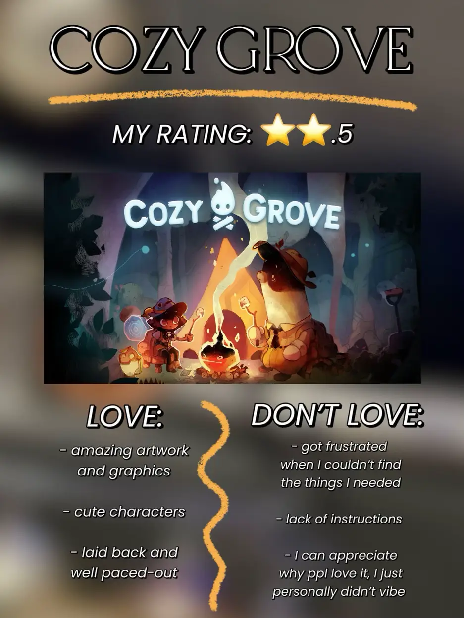 RATING POPULAR COZY GAMES (PART 3) | Gallery posted by livcharette | Lemon8