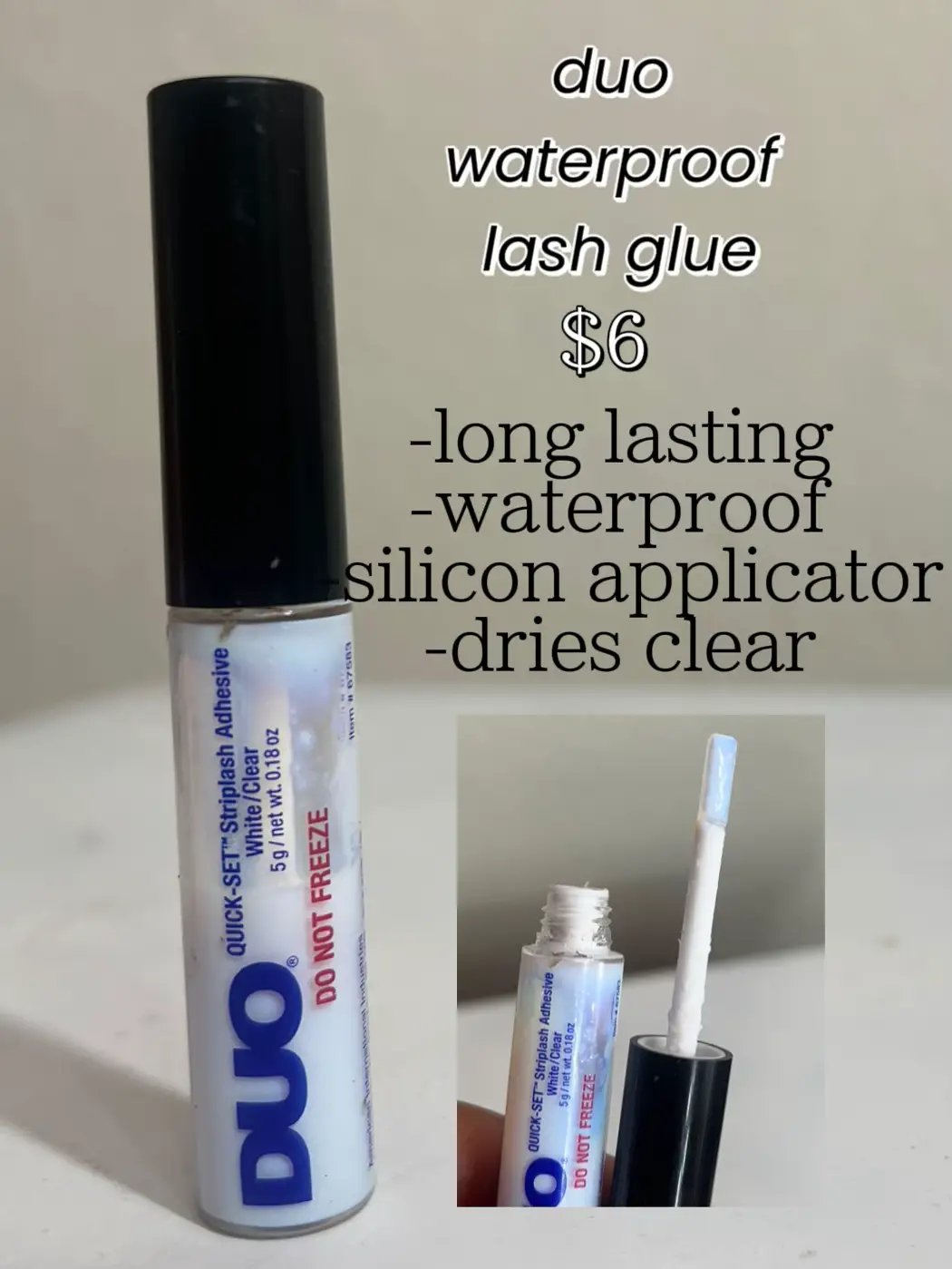  A bottle of Duo waterproof lash glue