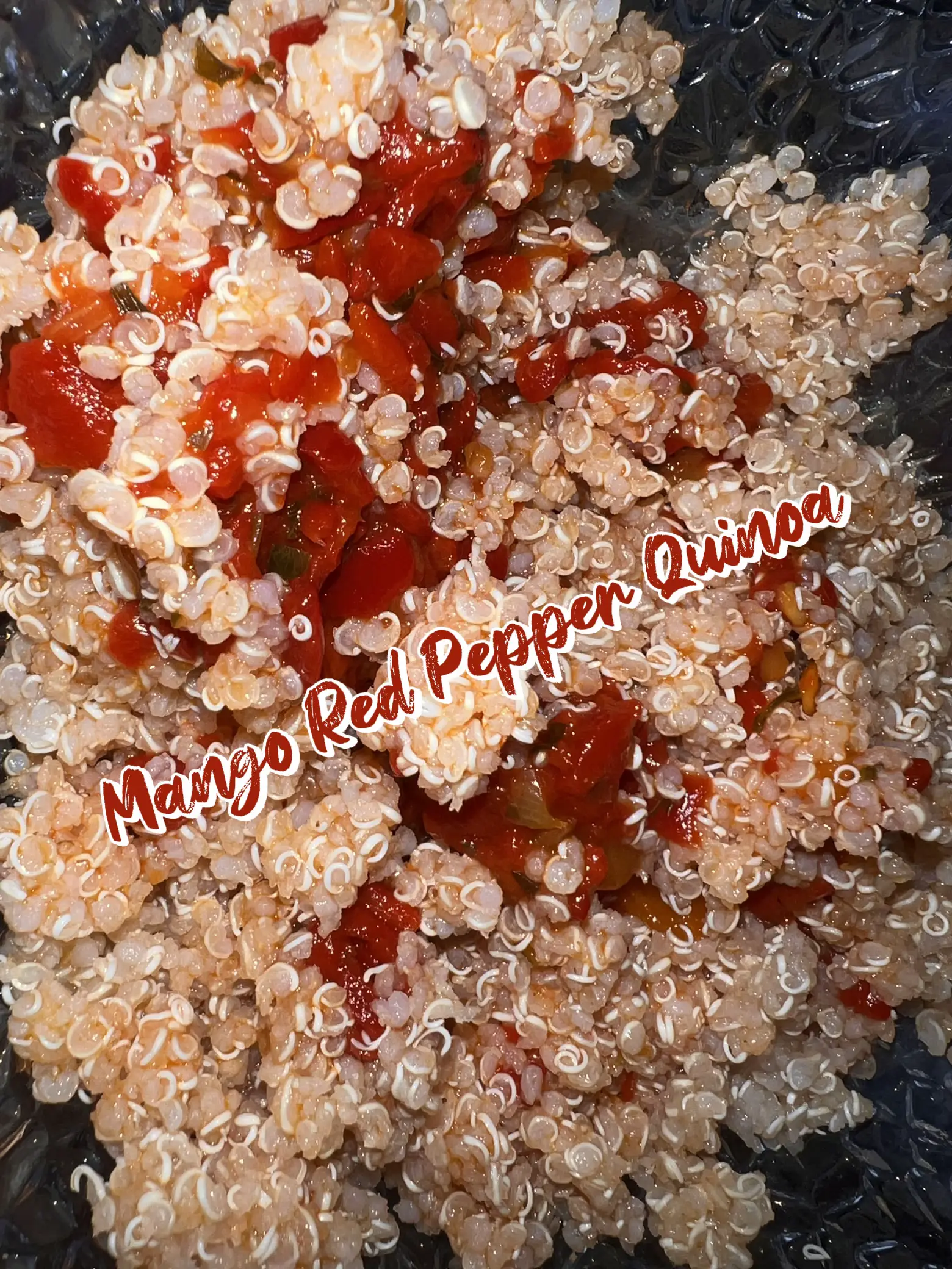 Mango Red Pepper Quinoa🌶️'s images