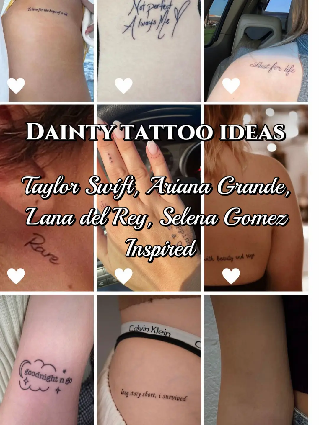 Tattoos inspired by Taylor Swift's songwriting process - Lemon8 Search