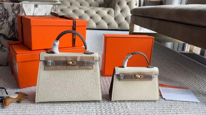 Hermès ミニケリー　ピクニック　特別　ブルーボックス　付属品付き　激レア Hermès ミニケリー ピクニック 特別 ブルーボックス 付属品付き