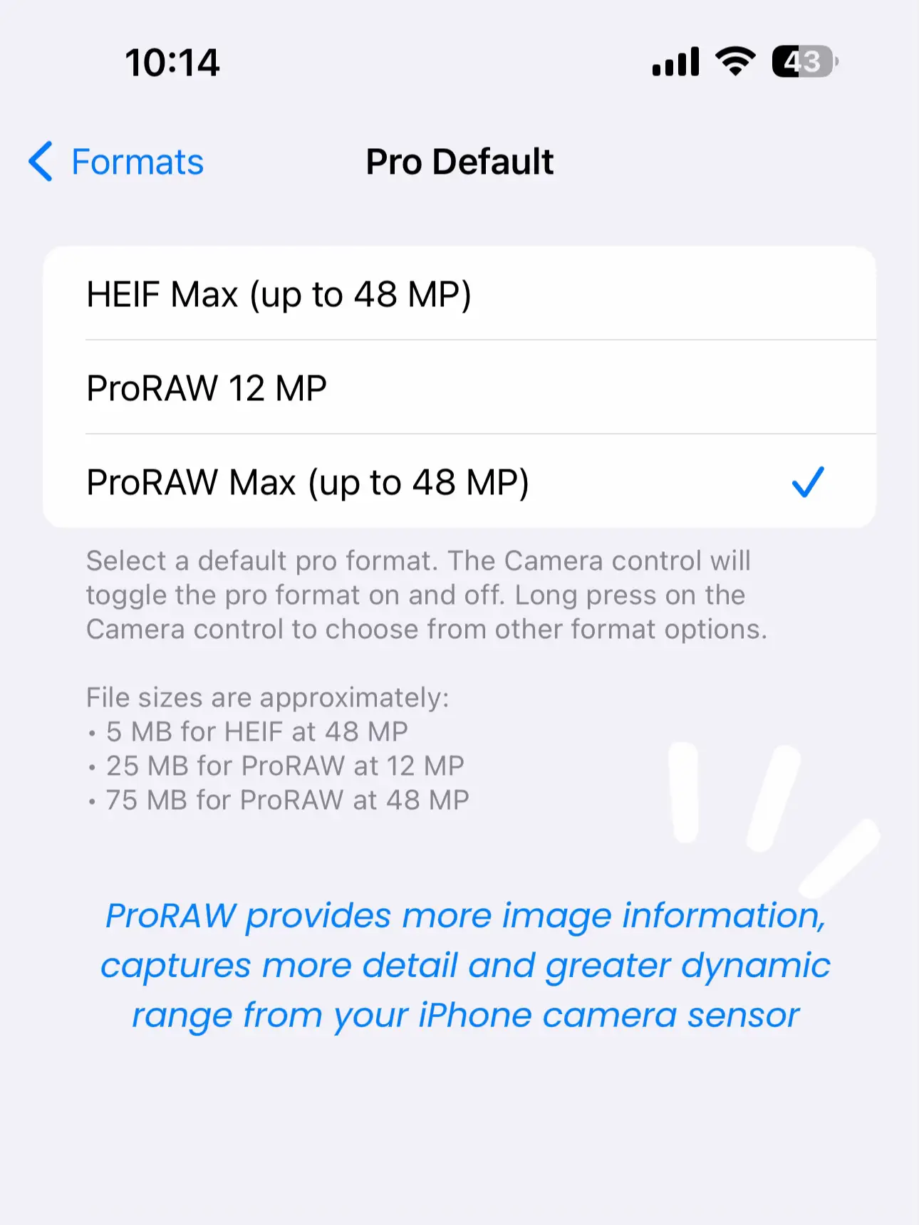 Best Camera Setting for Iphone 15 Pro Max Gallery posted by Yun Jung