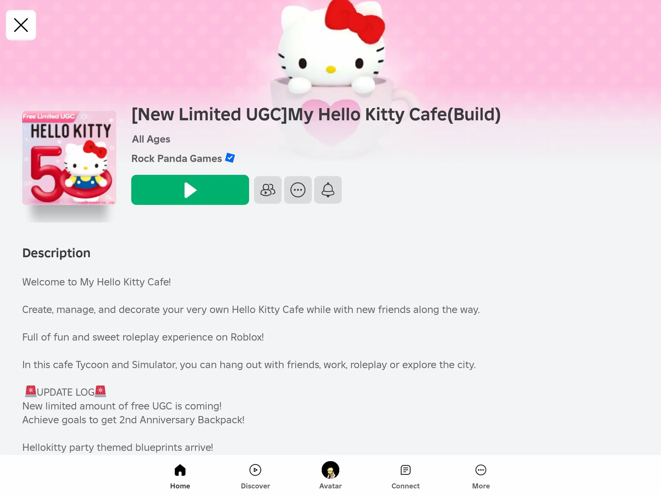 Hello Kitty Cafe Roblox Ideas - Lemon8 Search