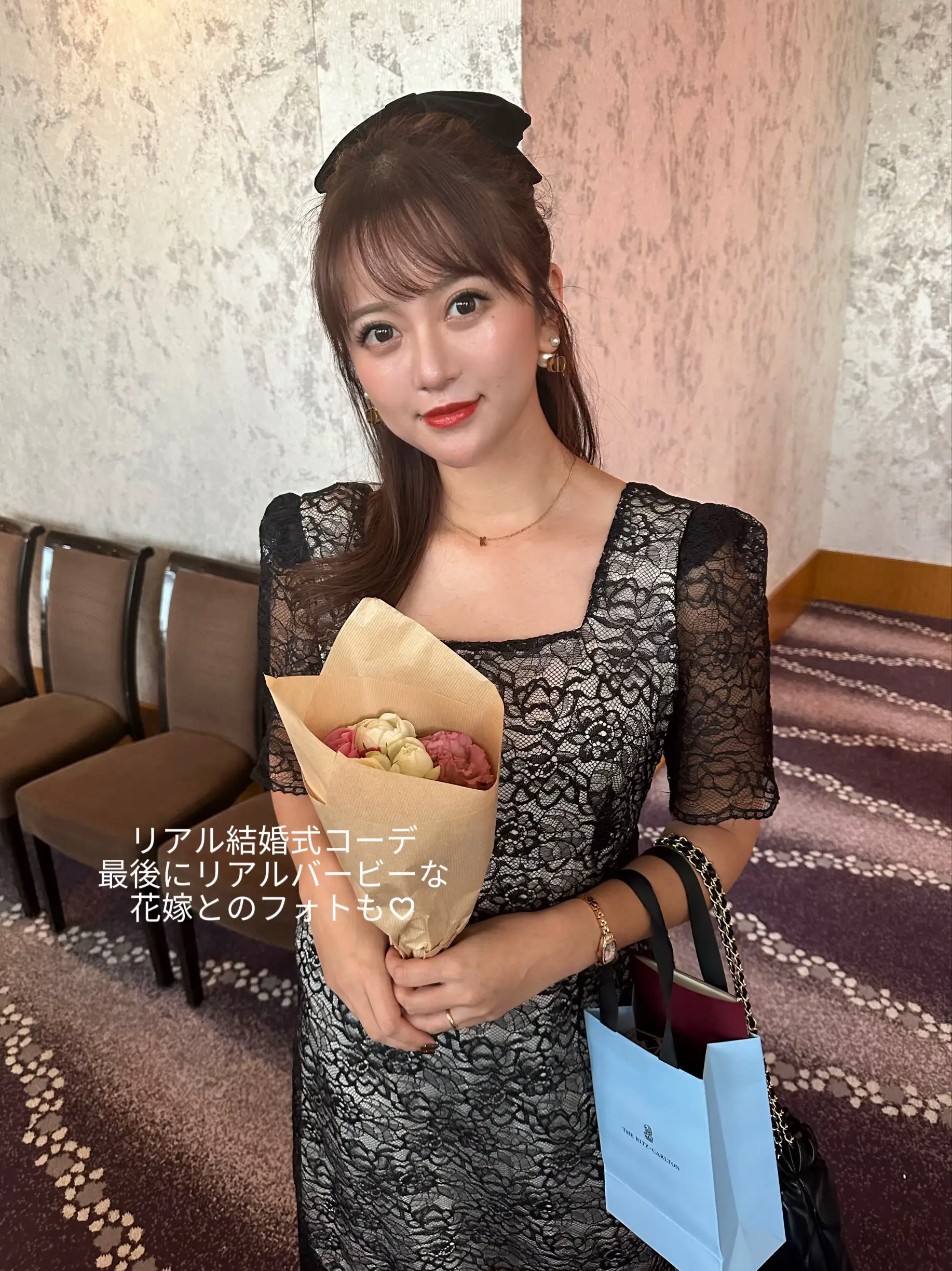定価3万！結婚式もOK♡Lサイズも可愛いく♡上品ワンピース