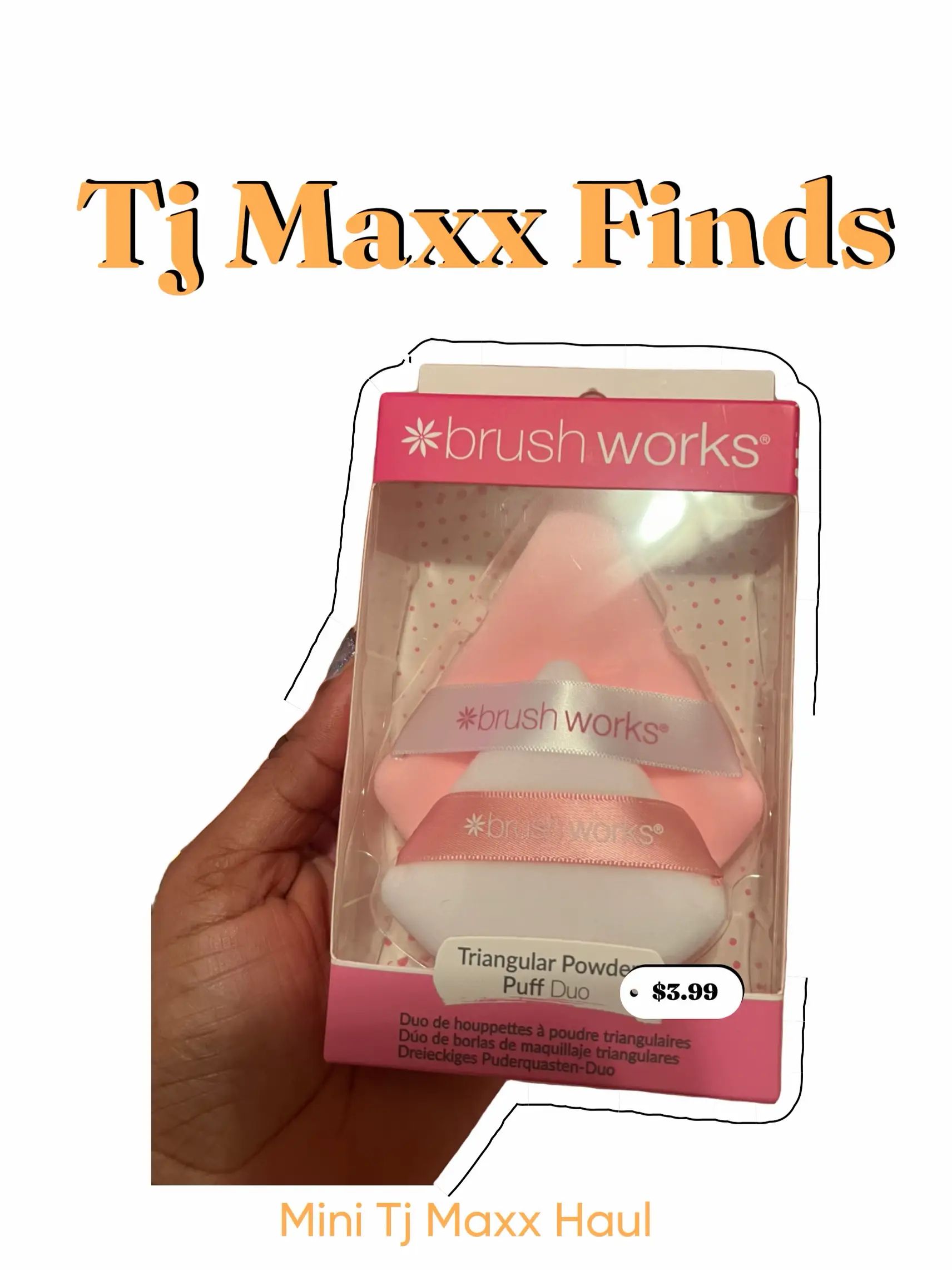 Comprar Brushworks - Dúo de borlas de maquillaje triangulares