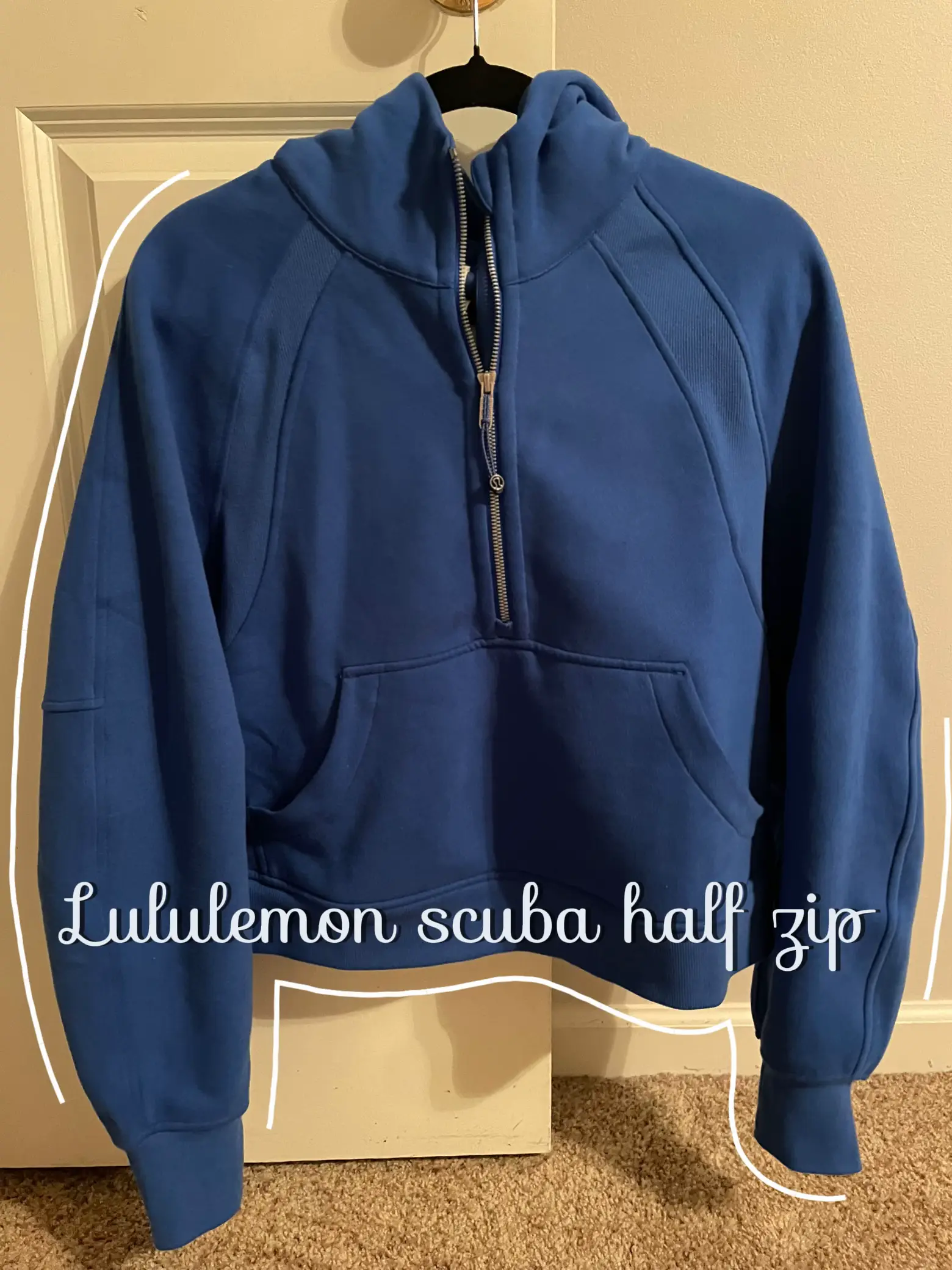 Lululemon Scuba Oversized Half-Zip Hoodie - Mango Dream - lulu