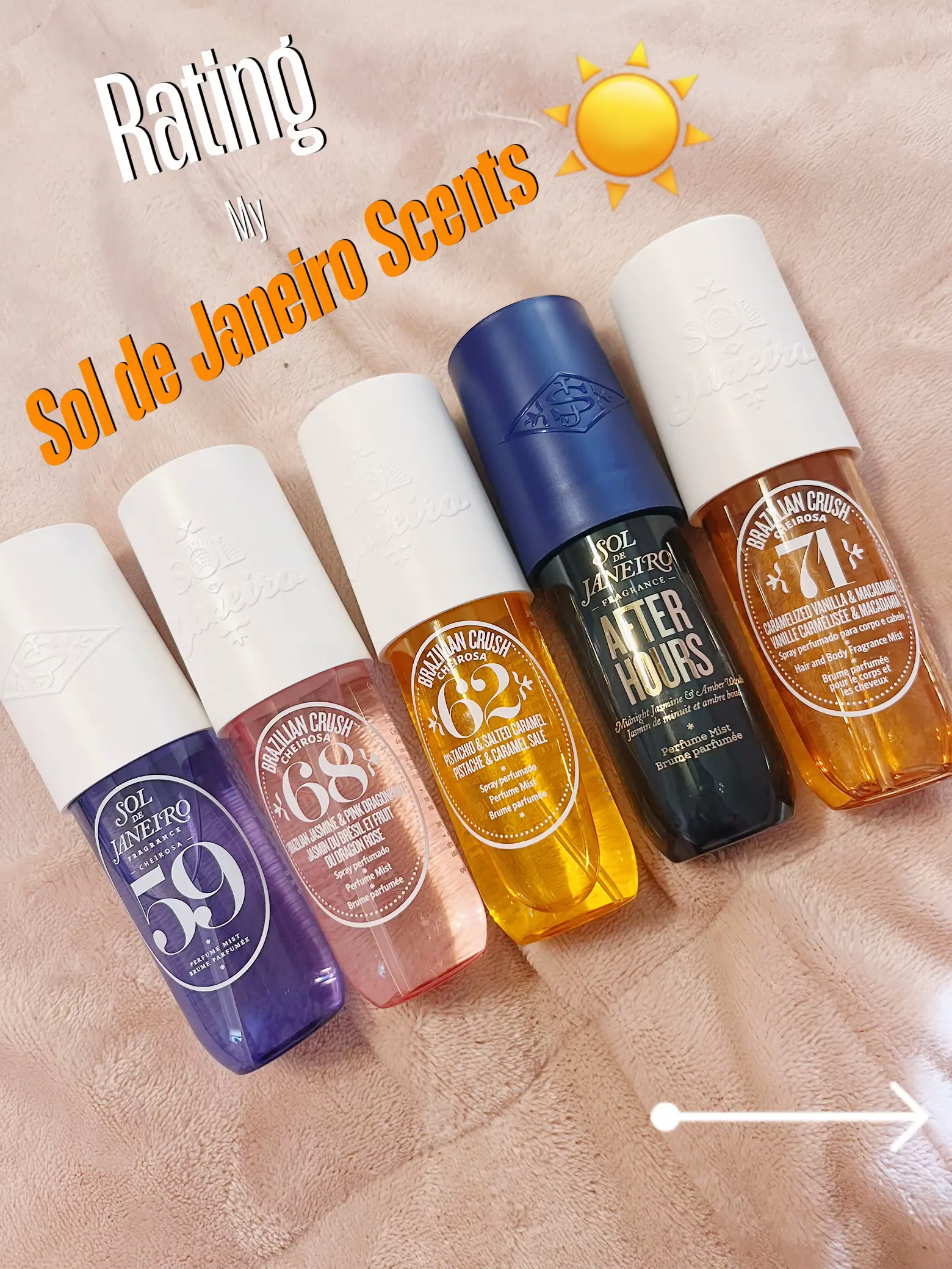 Sol de Janeiro Full Fragrance Mist Collection Ranked incl. *NEW* Cheirosa  68 (is it a Cloud dupe?) 