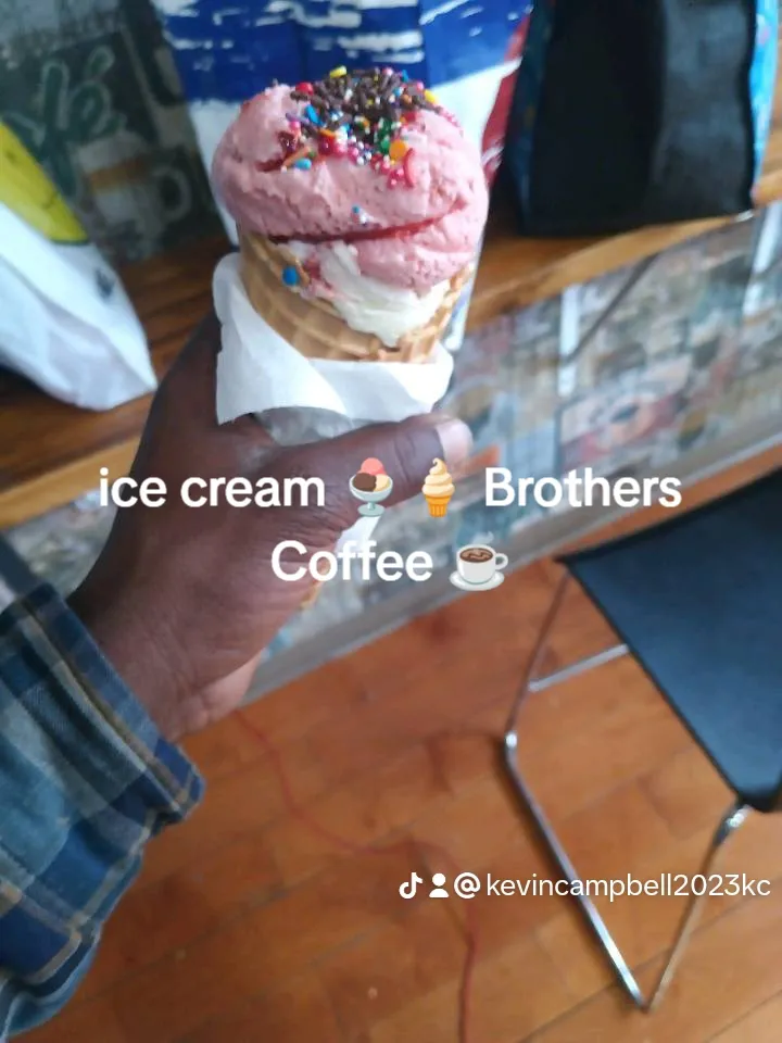 Ice Cream 🍨🍦 Cone Brothers Coffee Denver Gallery posted by kevin