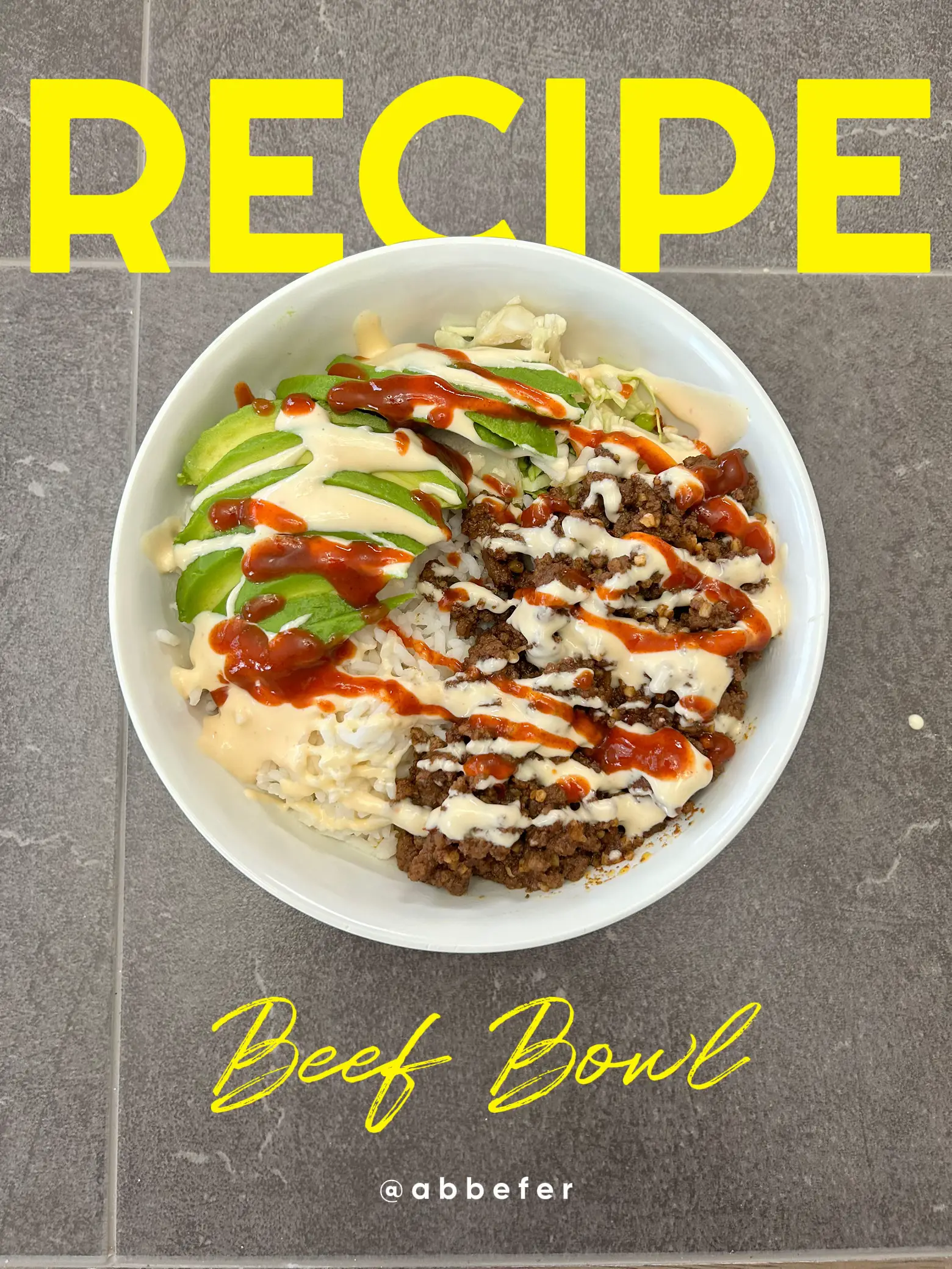 Ground Beef & Veggie Bowl Recipe Gallery posted by Abby Lemon8