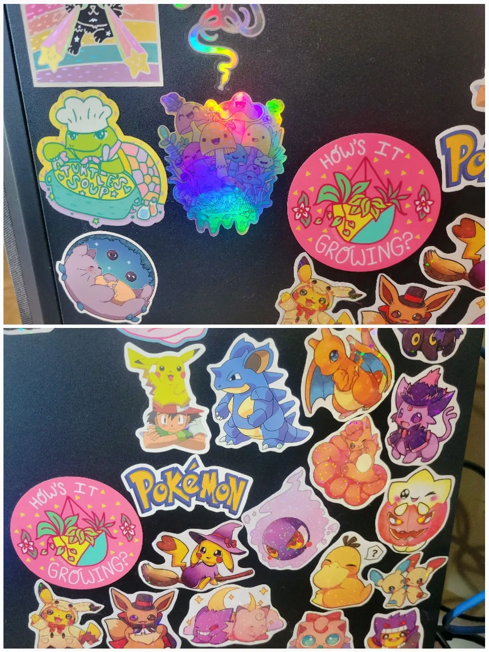 How I display my sticker collection! #stickers #stickercollection