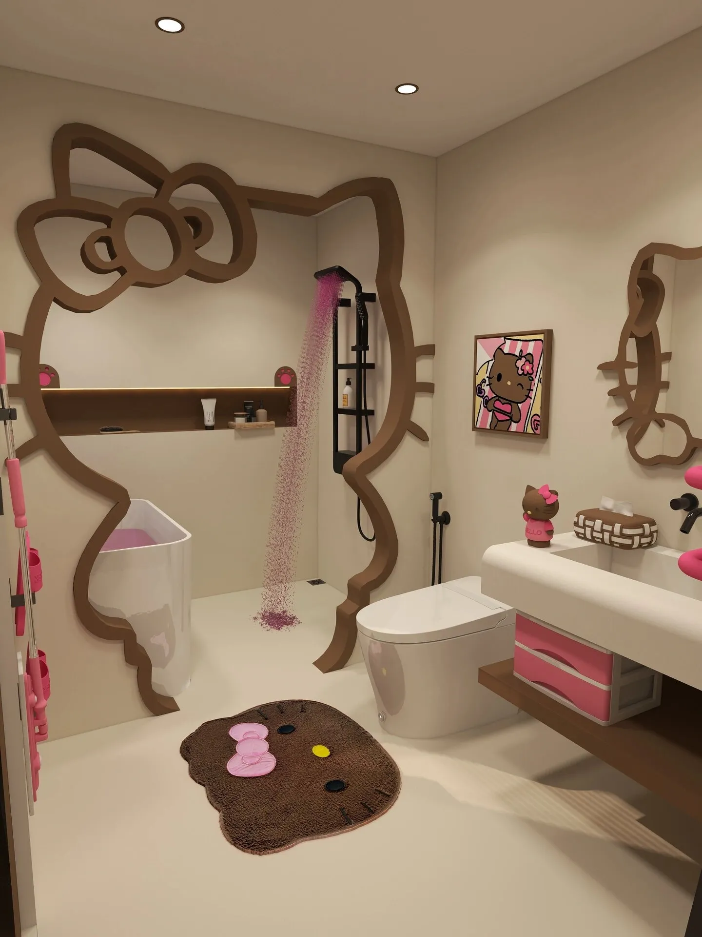 20 top Brown Hello Kitty Bathroom ideas in 2024
