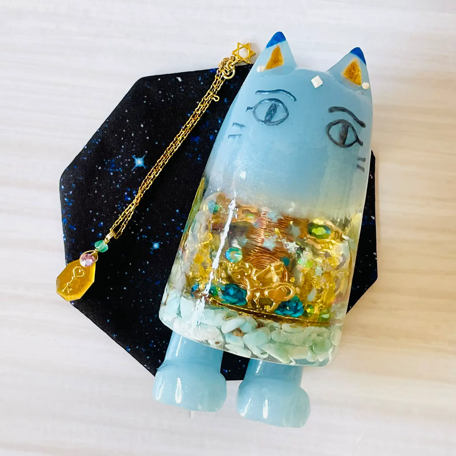 klar゜様専用 にこちゃん パルティクラール 黒のロングワンピース PO