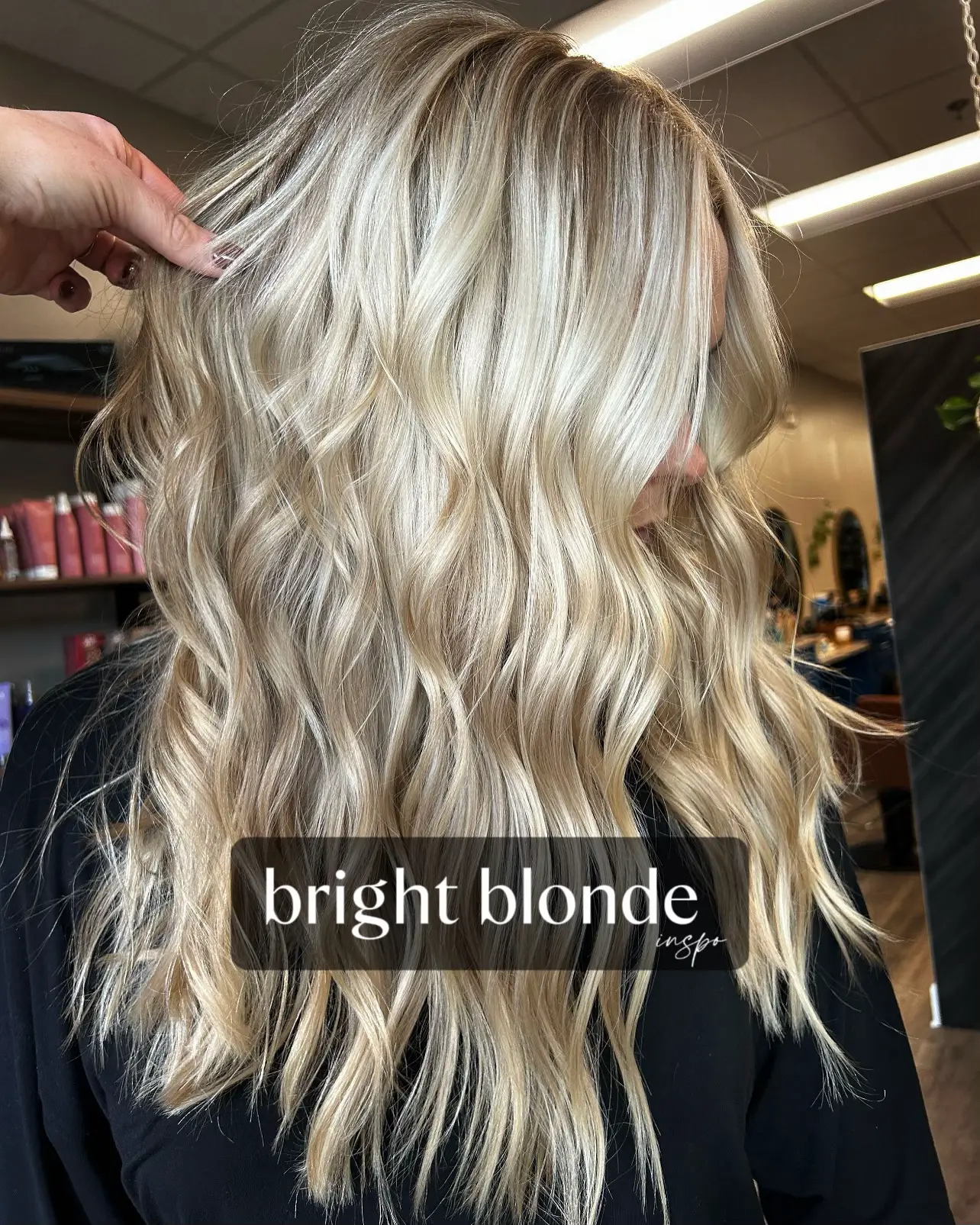 Bright deals blonde balayage