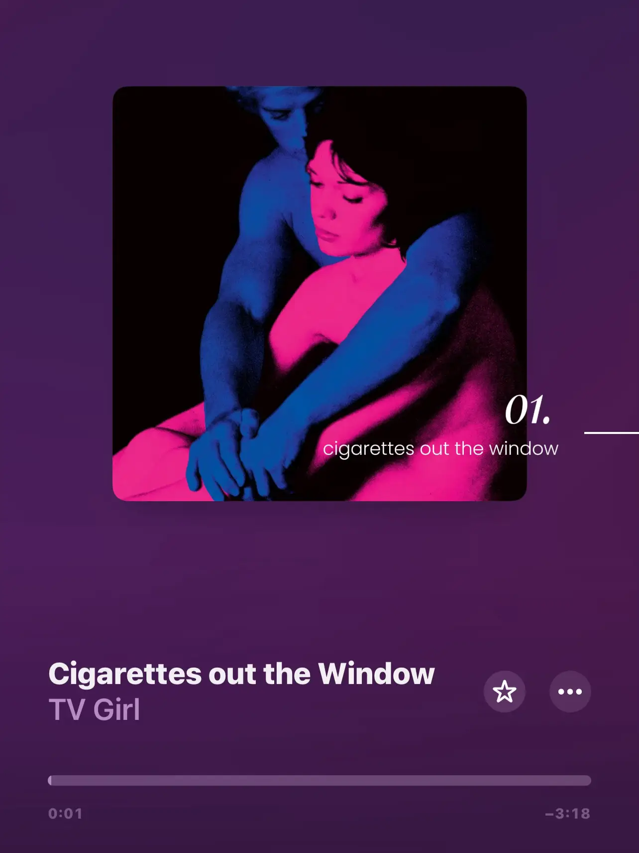  A woman smoking a cigarette.