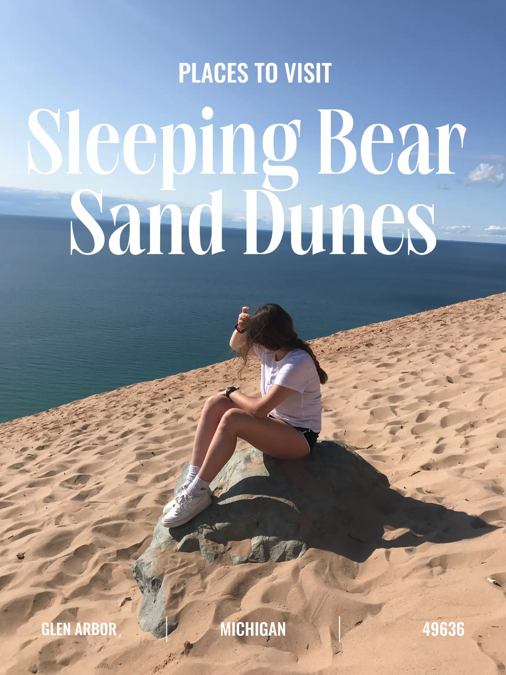 Sleep Sand Sleeping Bear Sand Dunes | Galeri diposting oleh sydneyblandford | Lemon8