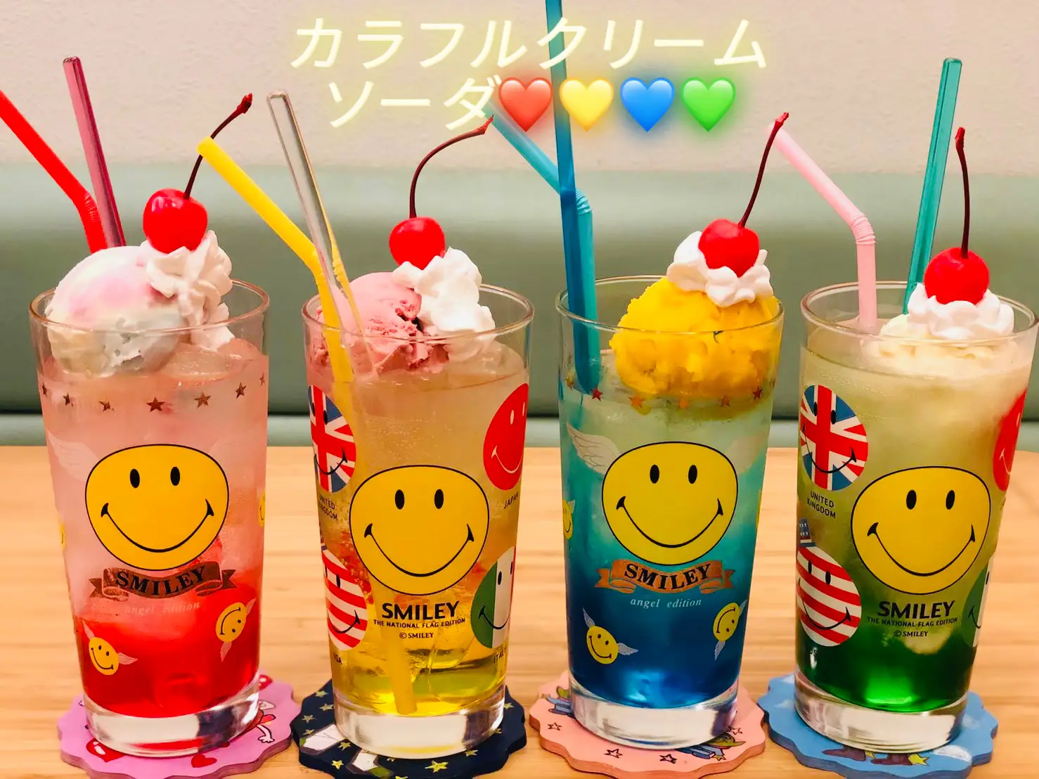 ソフトクリームソーダ レトロ フェイクスイーツ フェイクドリンク 