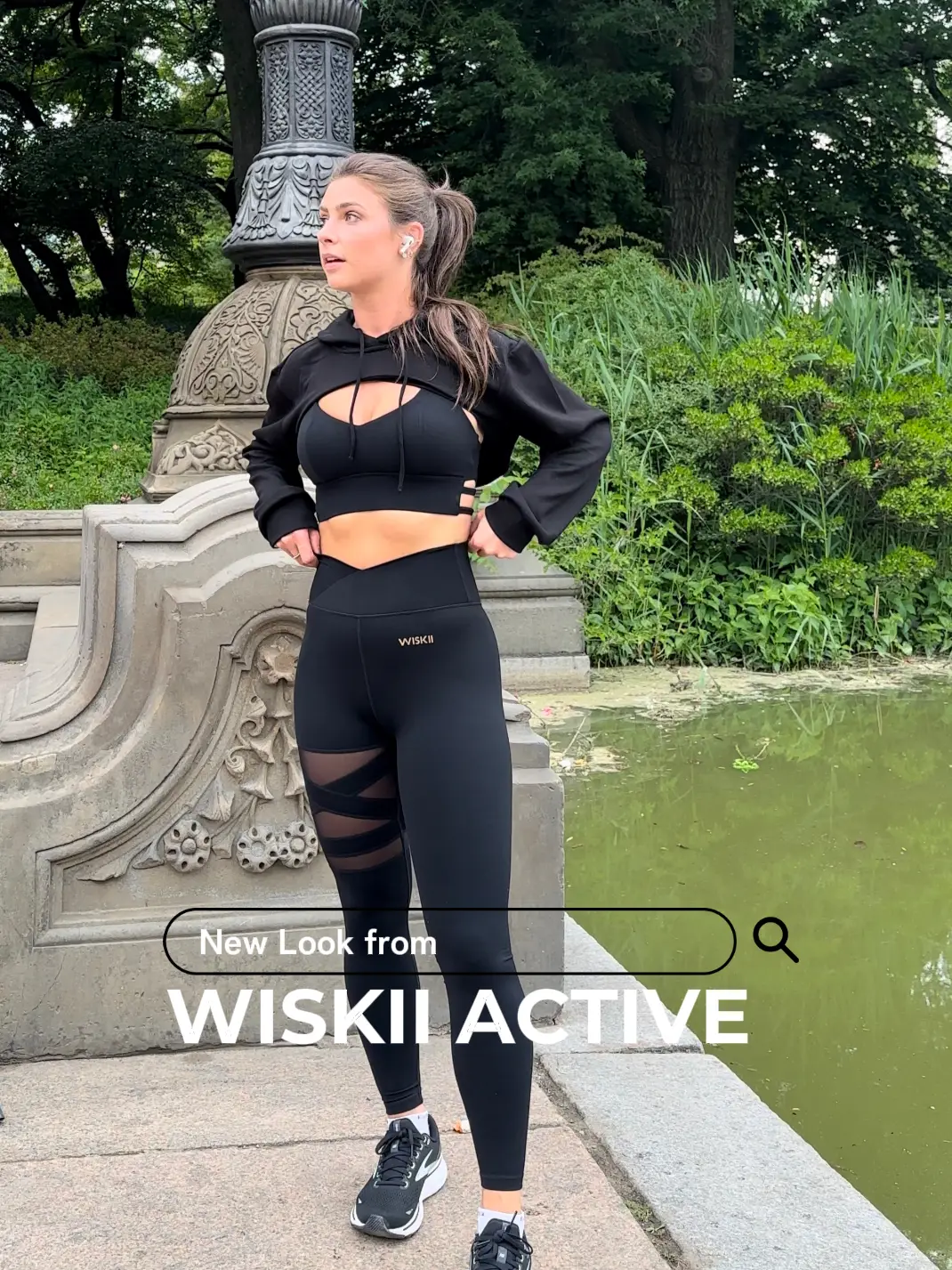 WISKII Sports Outfit Leggings Fitness Body Shaping Activewear