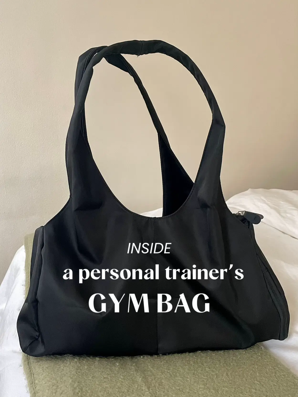 Gym Bag Essentials, Gallery posted by Emma Bonoli