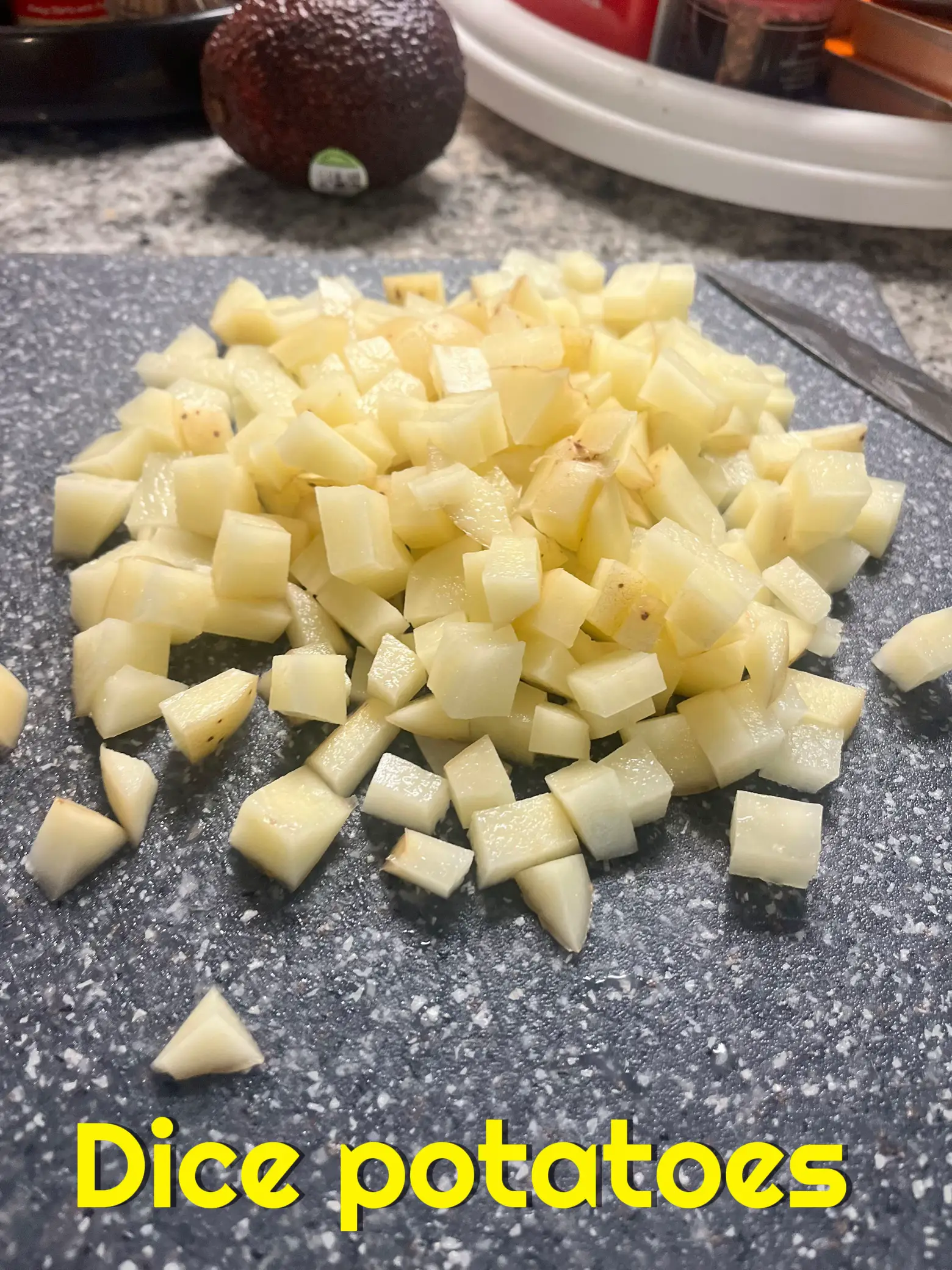 Dice potatoes Gallery posted by Priscilla Lemon8