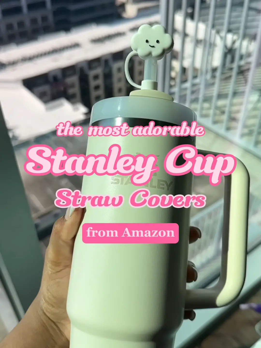 Straw Cover For Stanley Cup Silicone Straw Topper Fit - Temu