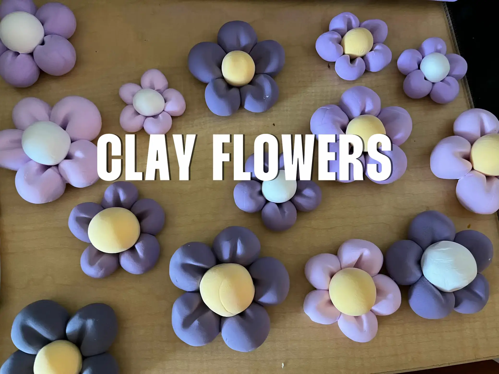 Make flowers #flowers  Clay crafts, Polymer clay flowers, Clay flowers